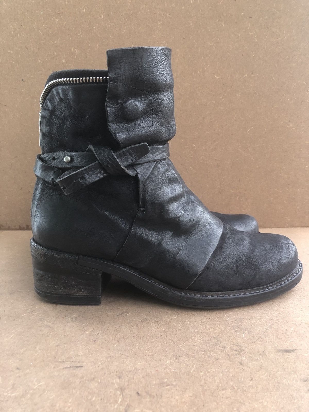 A.S.98 A.S 98 Black Leather Women’s Boots Size 40 Size US 9 / IT 39 - 3 Thumbnail