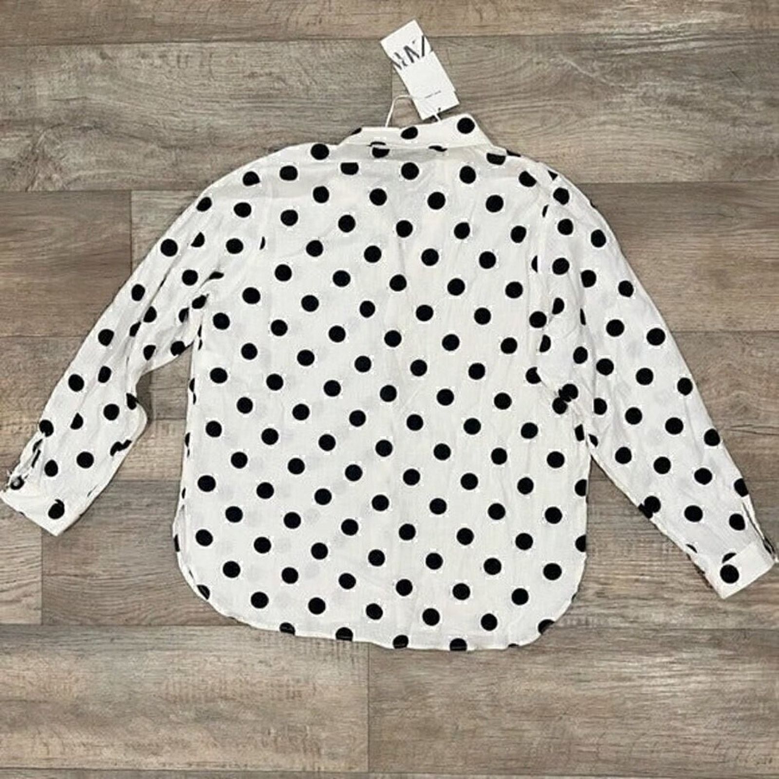 Zara ZARA Oversized Printed Blouse NWT Size S / US 4 / IT 40 - 14 Thumbnail