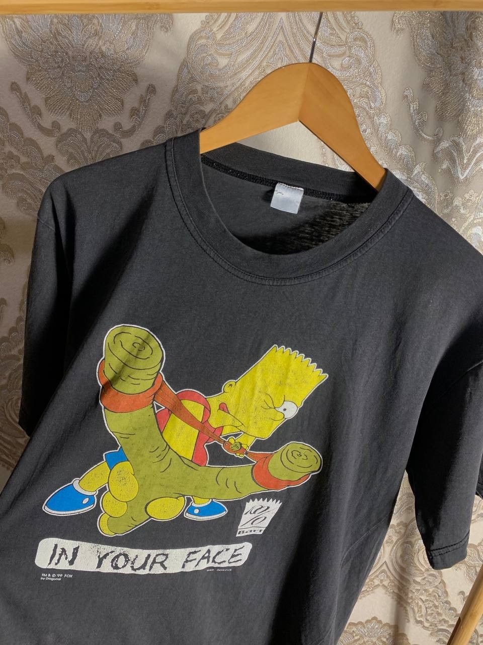 Cartoon Network Vintage The Simpsons Bart 1999 T-Shirt Retro Movie Y2K Size US XL / EU 56 / 4 - 3 Thumbnail