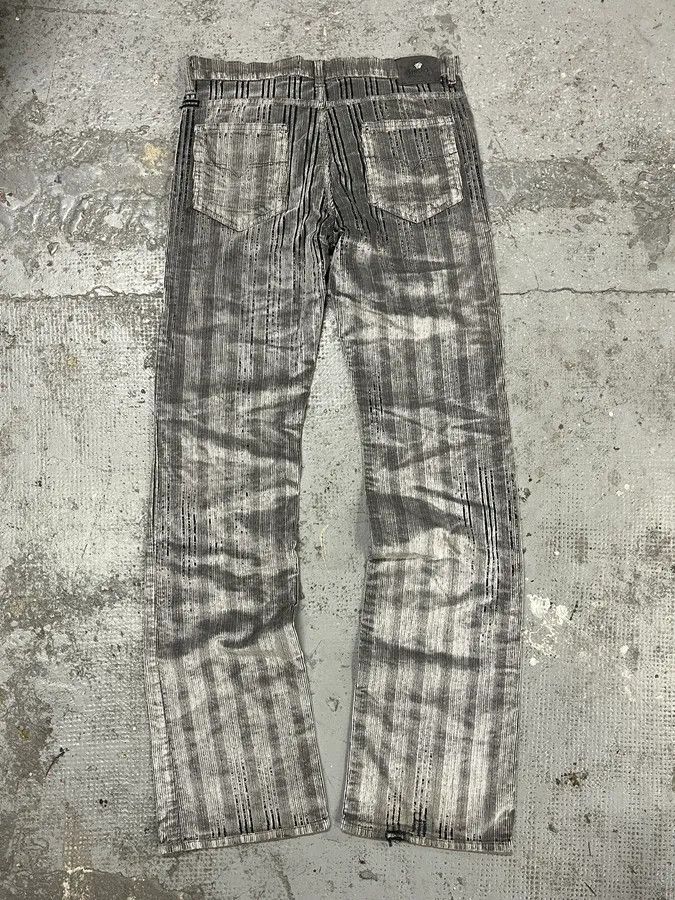 Versace AW2003 Versace Raw Velvet Distressed Grey Pants Size US 32 / EU 48 - 7 Thumbnail