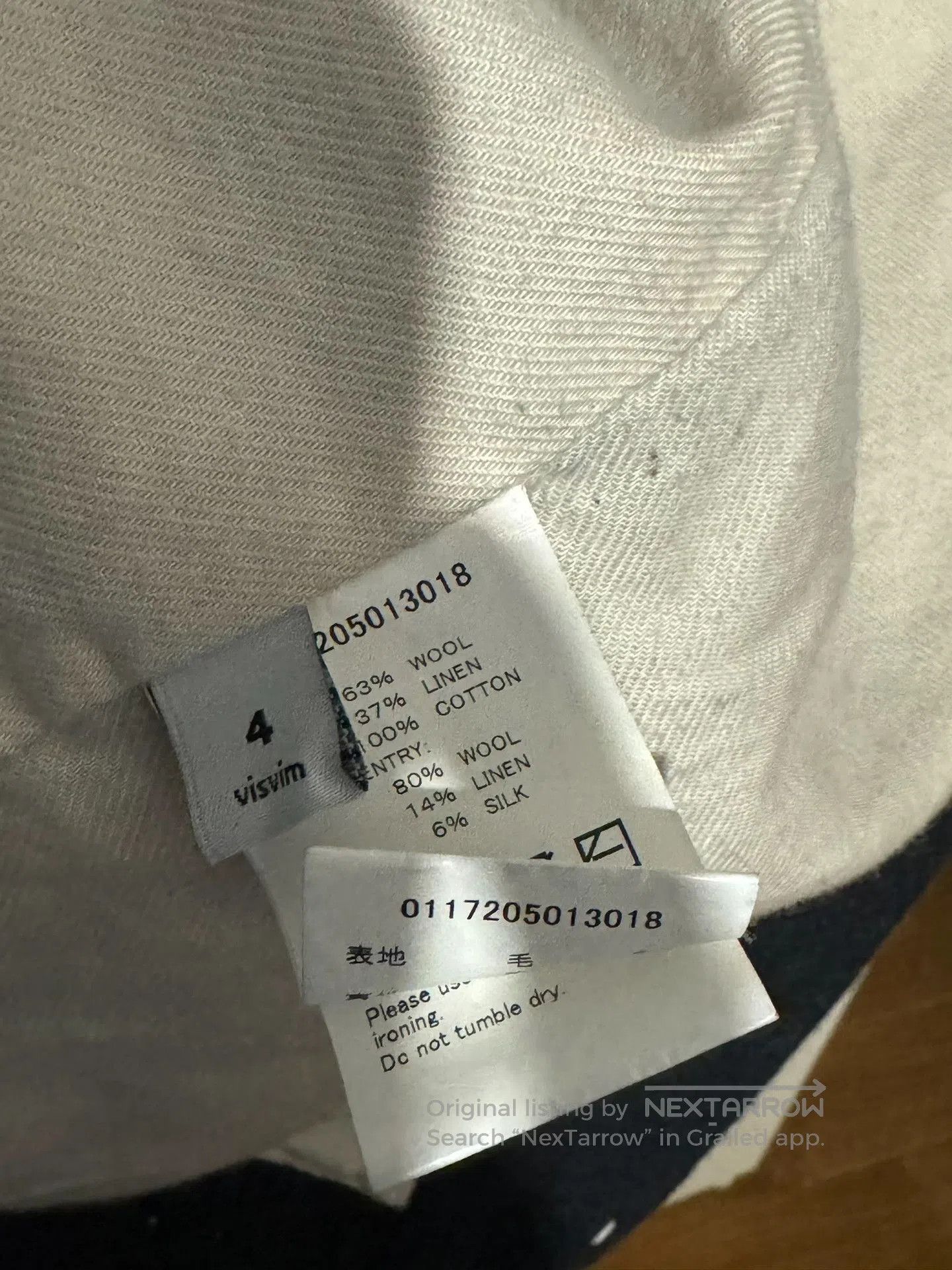 Visvim VISVIM Dark Blue Robe Cardigan. Size US XL / EU 56 / 4 - 3 Thumbnail