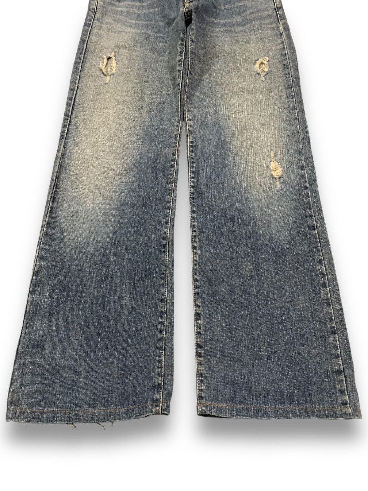 14th Addiction Vintage Japanese Brand Baggy Distressed Punk Style Jeans Size US 30 / EU 46 - 7 Thumbnail