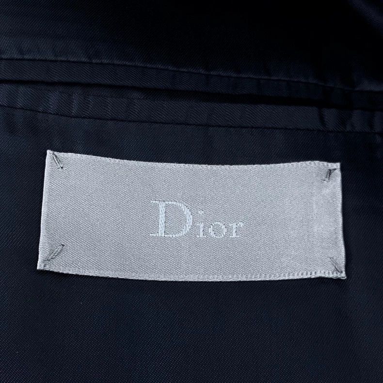 Dior Dior Dark blue wool lapel single-breasted suit 2501-Nextarr Size 48R - 5 Thumbnail