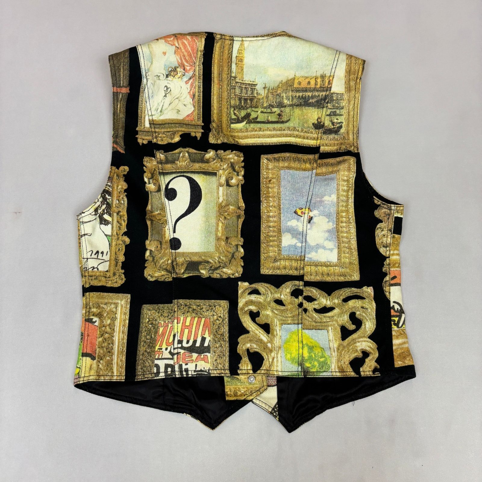 Moschino VTG 90 Moschino Jeans Art Framed Masterpieces Vest Women 42 Size S / US 4 / IT 40 - 4 Thumbnail