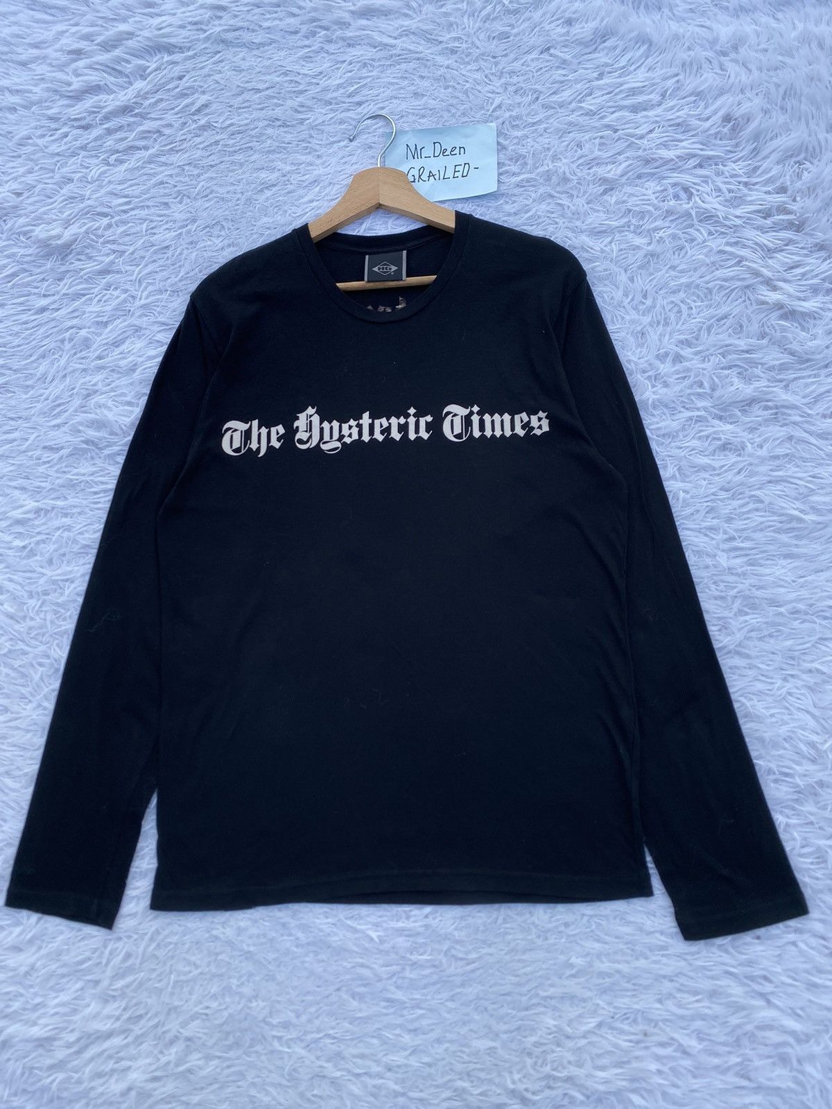 Hysteric Glamour Rare Hysteric Glamour The Hysteric Times Longsleeve Tshirt Size US M / EU 48-50 / 2 - 5 Thumbnail