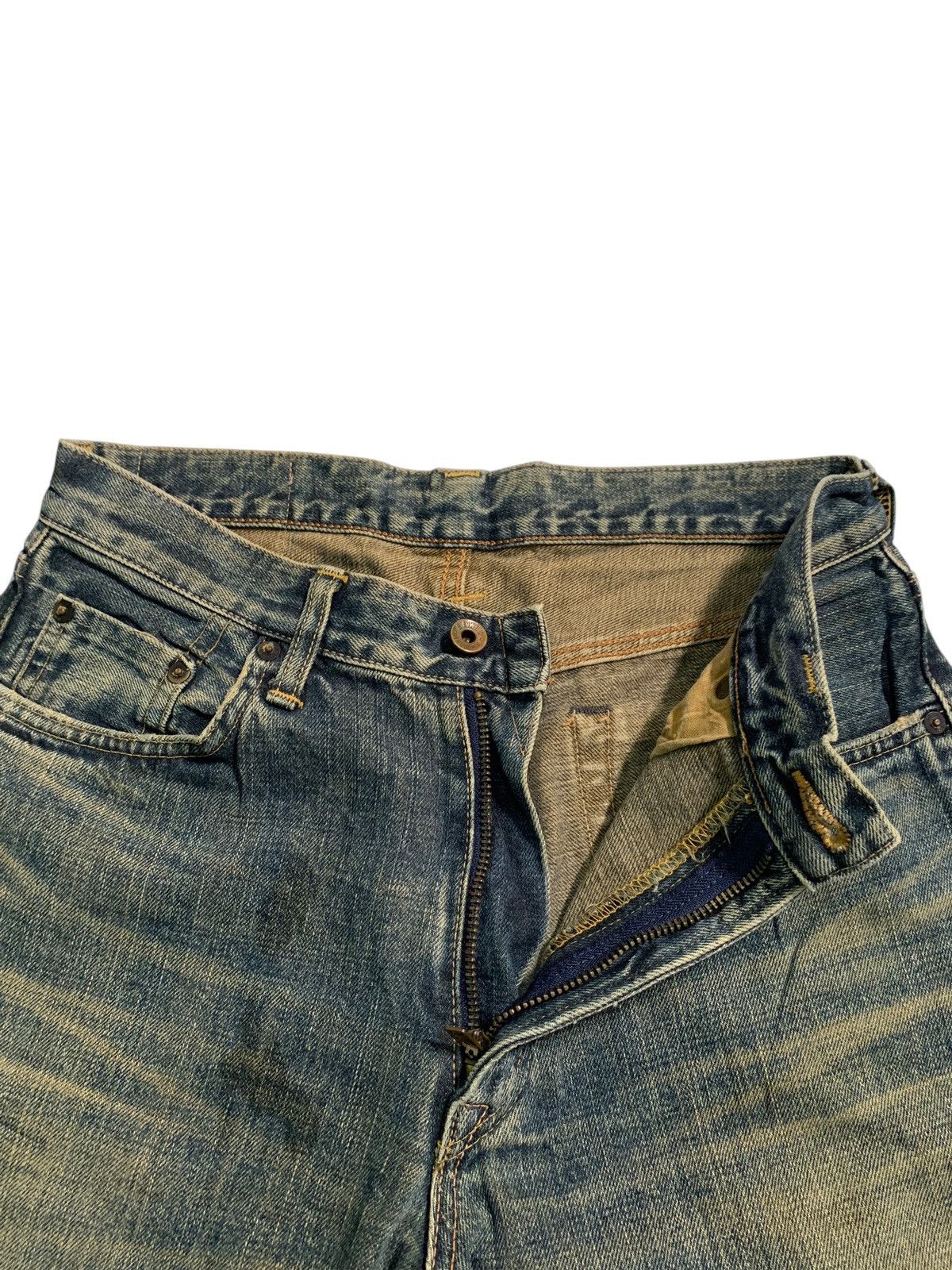 Kapital VINTAGE EDWIN 505XX SELVEDGE FADED&RUSTY JAPANESE DENIM Size US 29 - 12 Thumbnail
