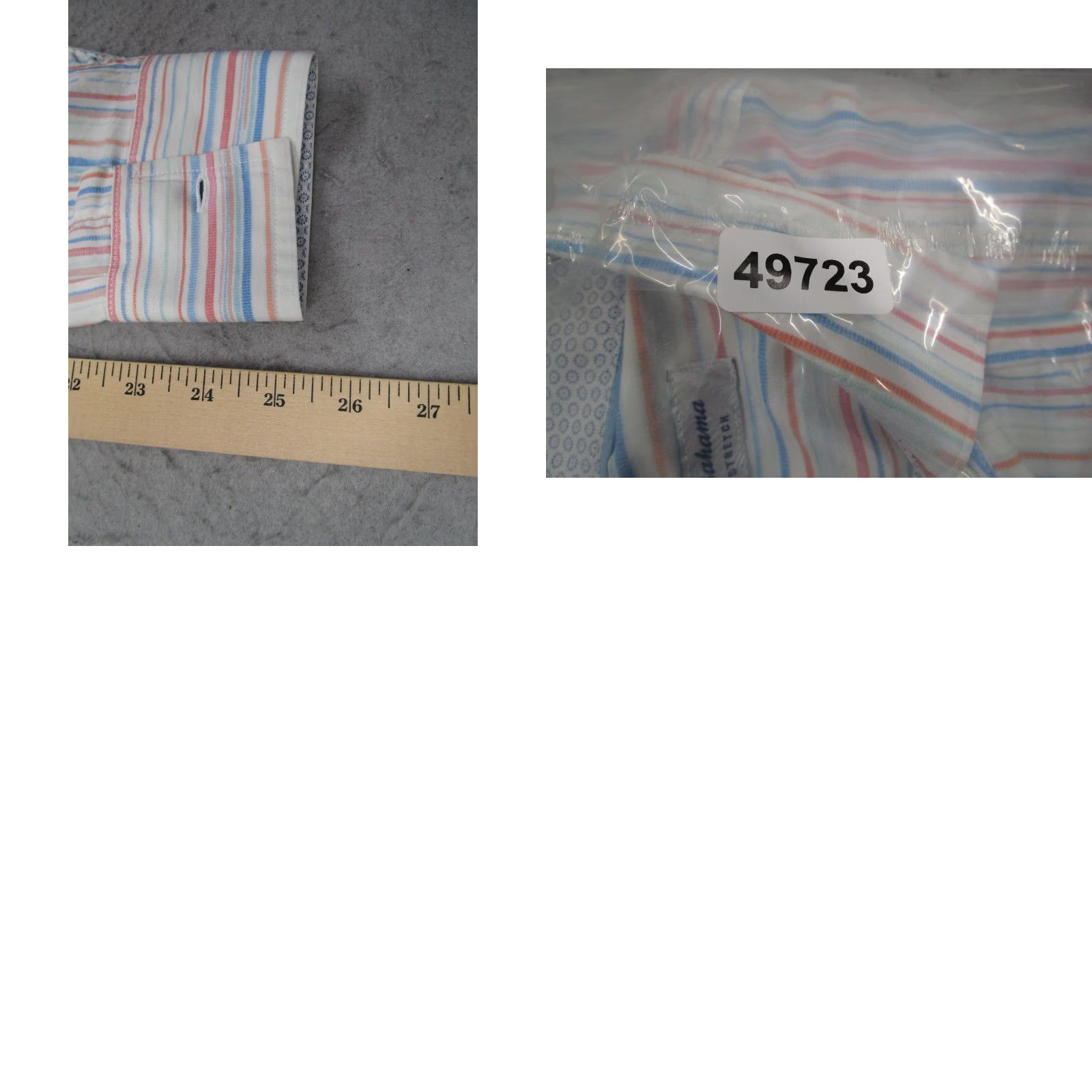 Tommy Bahama Tommy Bahama Shirt Mens Large Striped Sarasota Stretch Button Down Long Sleeve Size US L / EU 52-54 / 3 - 9 Thumbnail