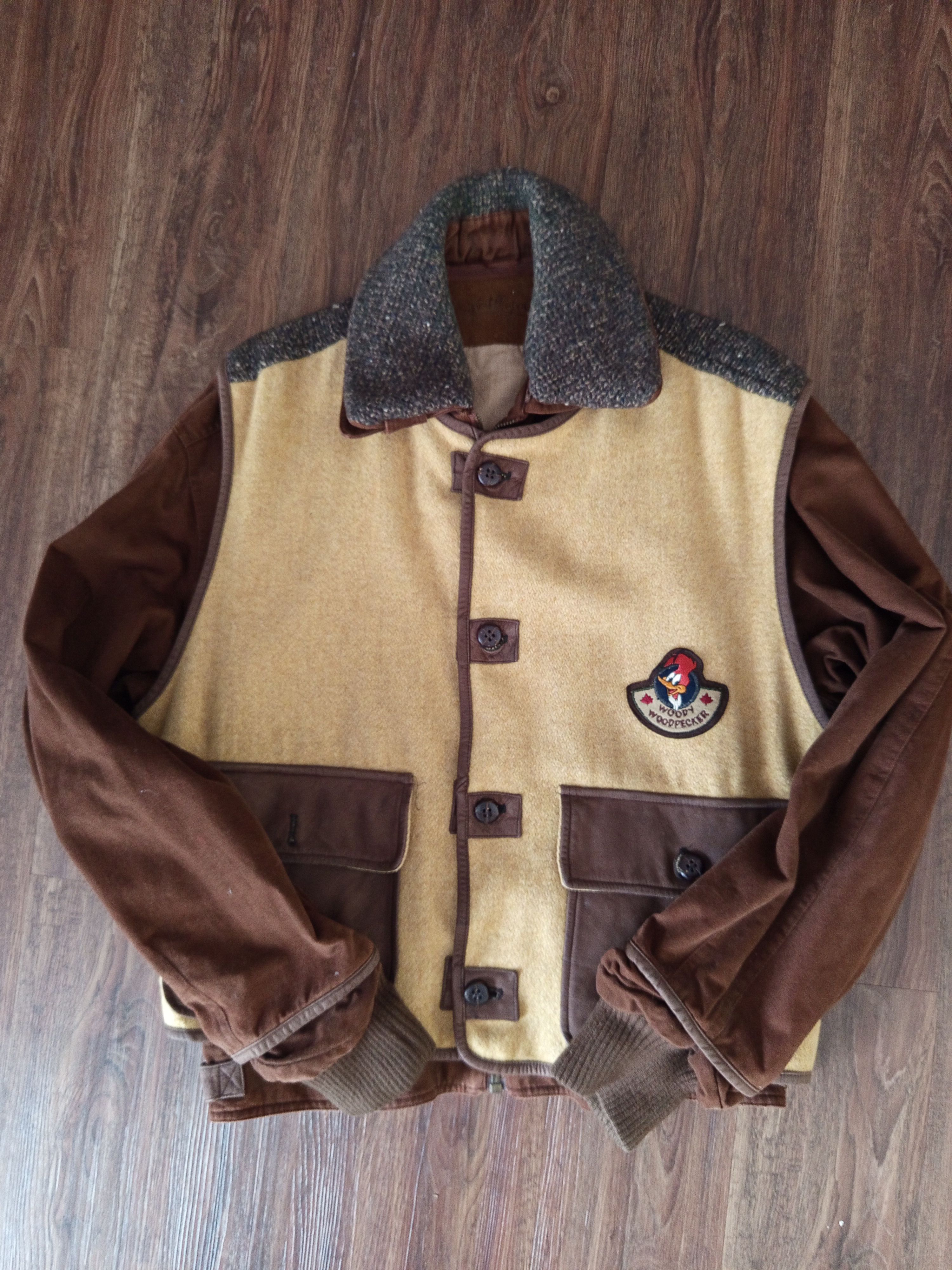 Jean Charles De Castelbajac 1990s JC de Castelbajac Detachable Jacket Woody Woodpecker Size US M / EU 48-50 / 2 - 3 Thumbnail