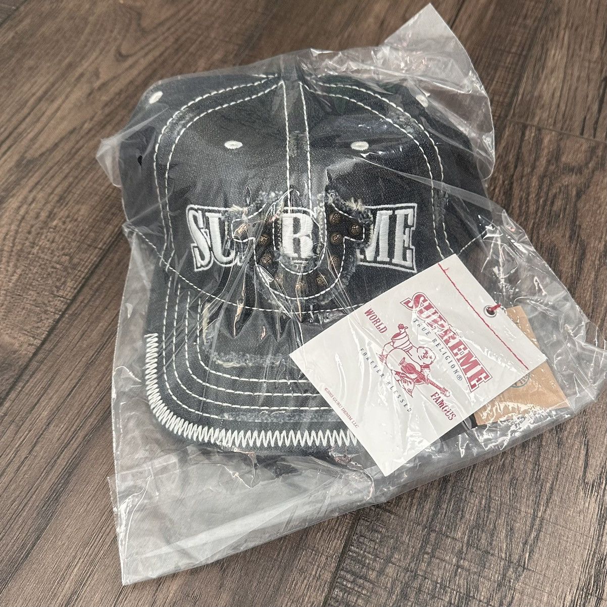 Supreme True Religion Mesh Back 6-Panel Hat Dirty Indigo
