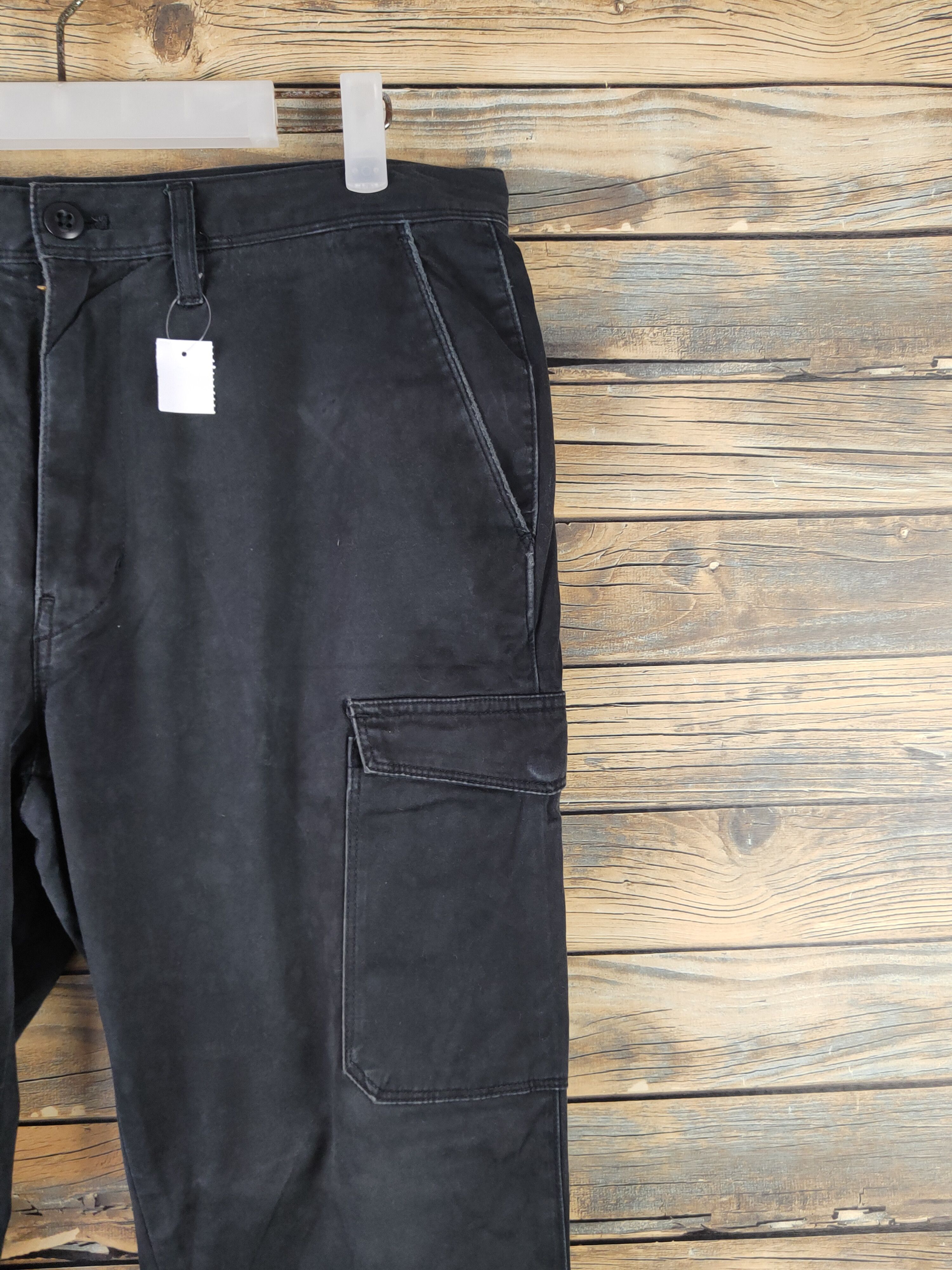Japanese Brand DL Japanese Brand Black Multipocket Cargo Pants #1947 Size US 34 / EU 50 - 5 Thumbnail