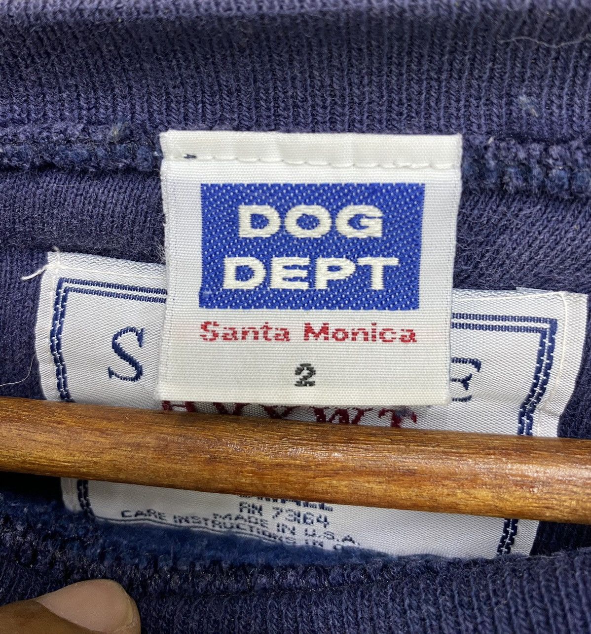 Vintage Vintage Dog Dept Santa Monica Sweatshirt Made In USA Size S Size US S / EU 44-46 / 1 - 9 Thumbnail