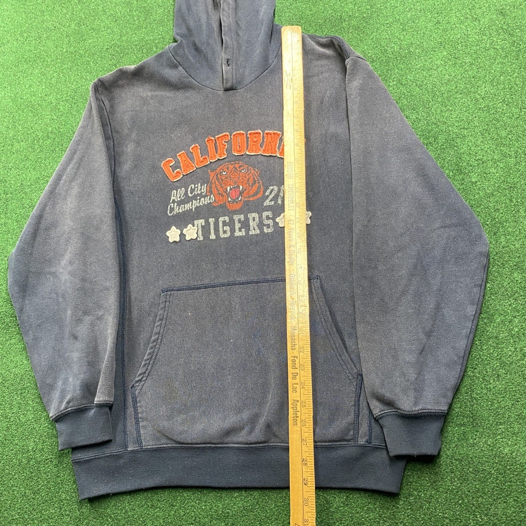 Vintage VINTAGE California Hoodie Mens S Blue Sun Faded Embroidered Pullover Sweatshirt Size US S / EU 44-46 / 1 - 6 Thumbnail