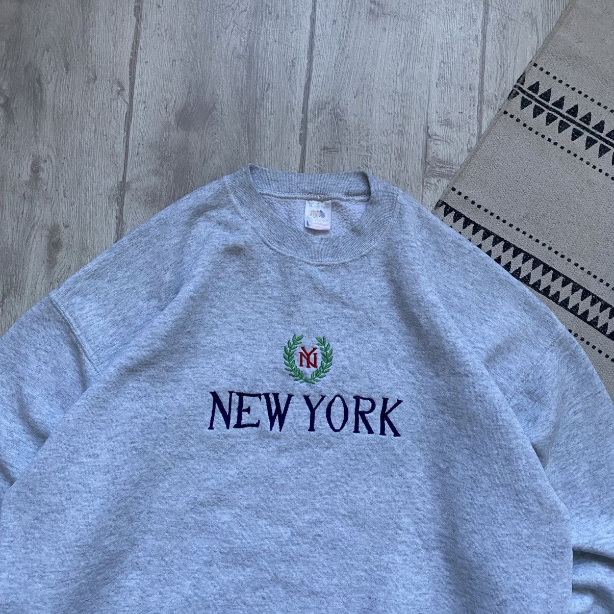 I Love NY 🇺🇸 Vintage 80-90s New York USA logo sweatshirt Center logo Size US XL / EU 56 / 4 - 2 Thumbnail