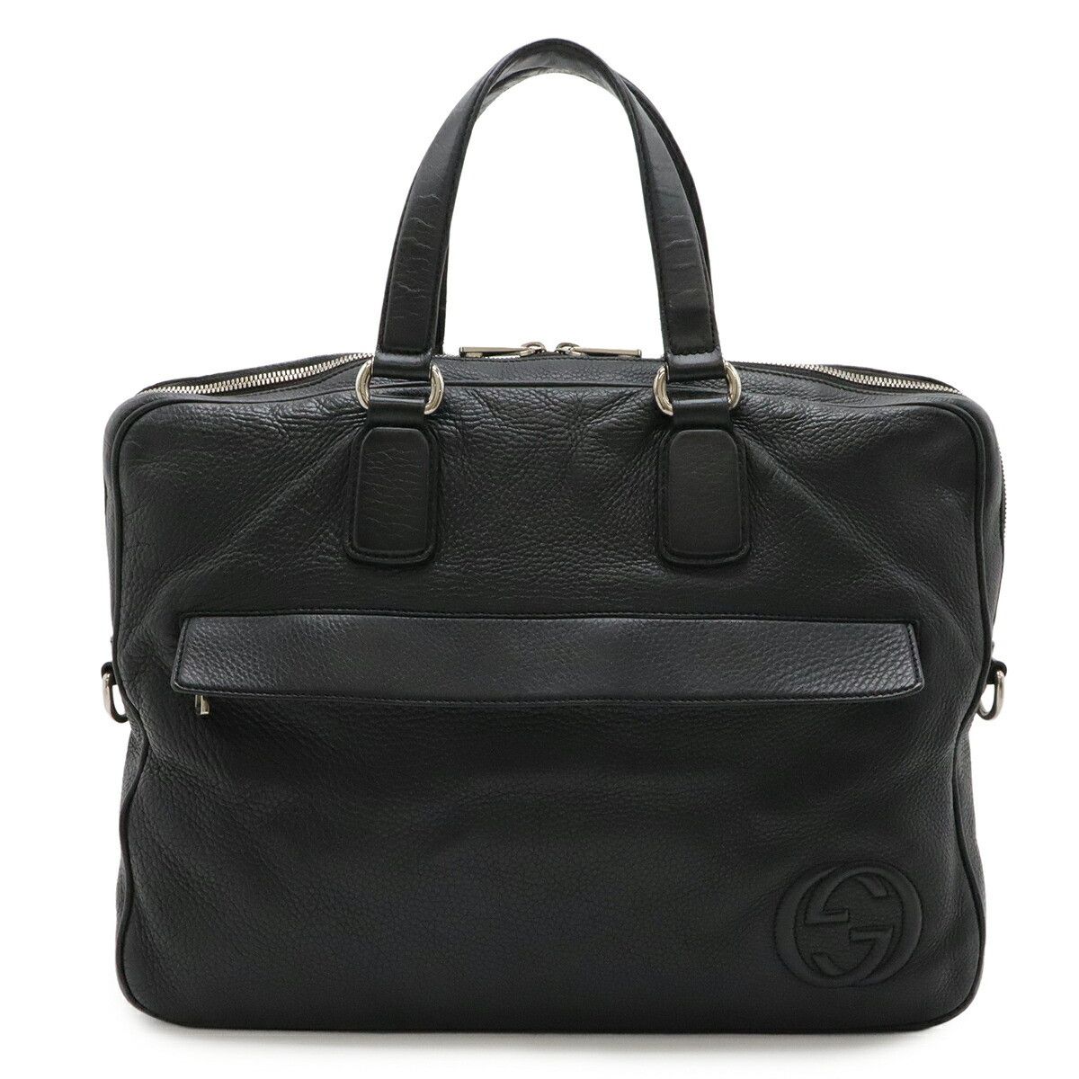 Gucci Gucci Gucci Leather Briefcase Leather Business Bag 322057 DUTY FREE for USA Size ONE SIZE - 1 Thumbnail