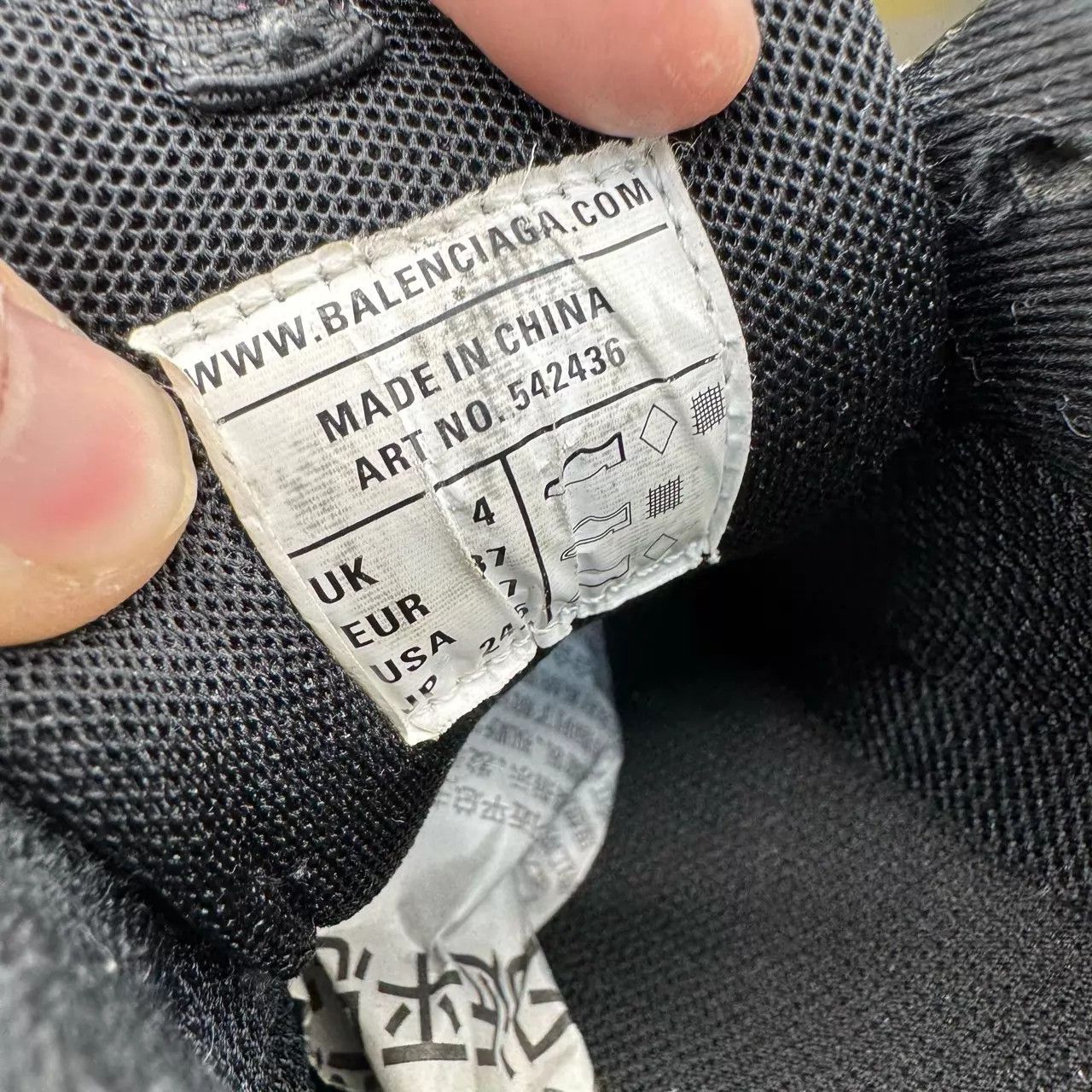 Balenciaga Balenciaga Track Black 37 Size US 6.5 / IT 36.5 - 8 Thumbnail