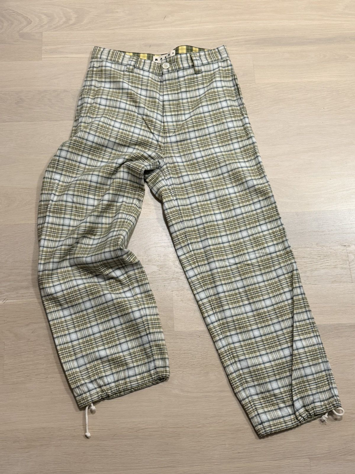 Marni Marni Checker Pants Size US 38 / EU 54 - 1 Thumbnail