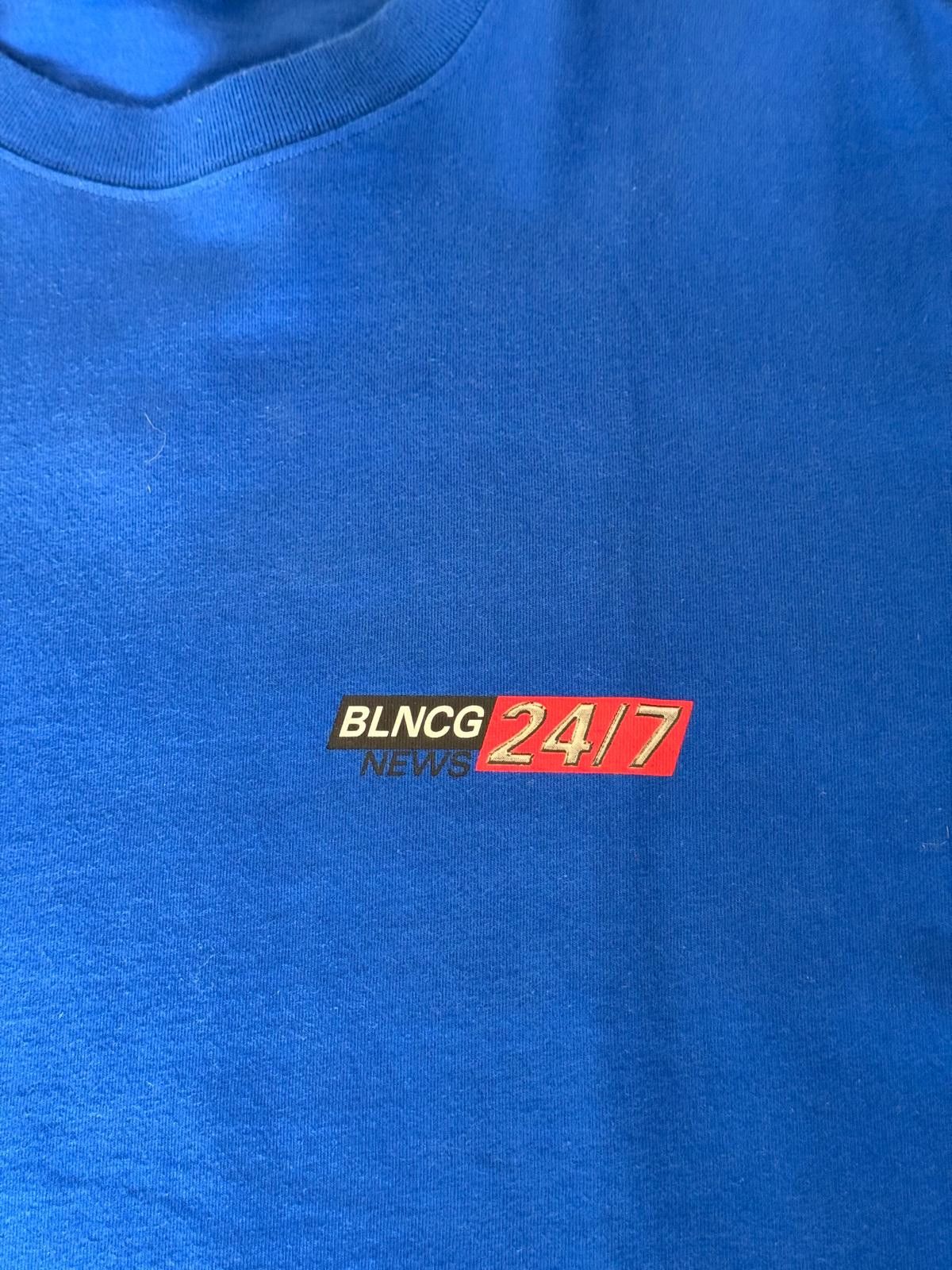 Balenciaga BALENCIAGA RARE NEWS 24/7 T-SHIRT Size US XXL / EU 58 / 5 - 4 Thumbnail