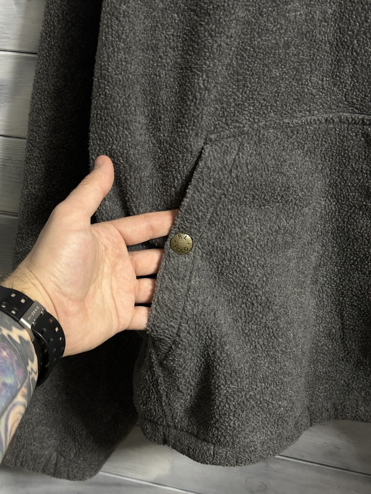 Ralph Lauren Rare Fleece Jacket Polo Ralph Lauren Vintage Luxury. Size US XL / EU 56 / 4 - 6 Thumbnail