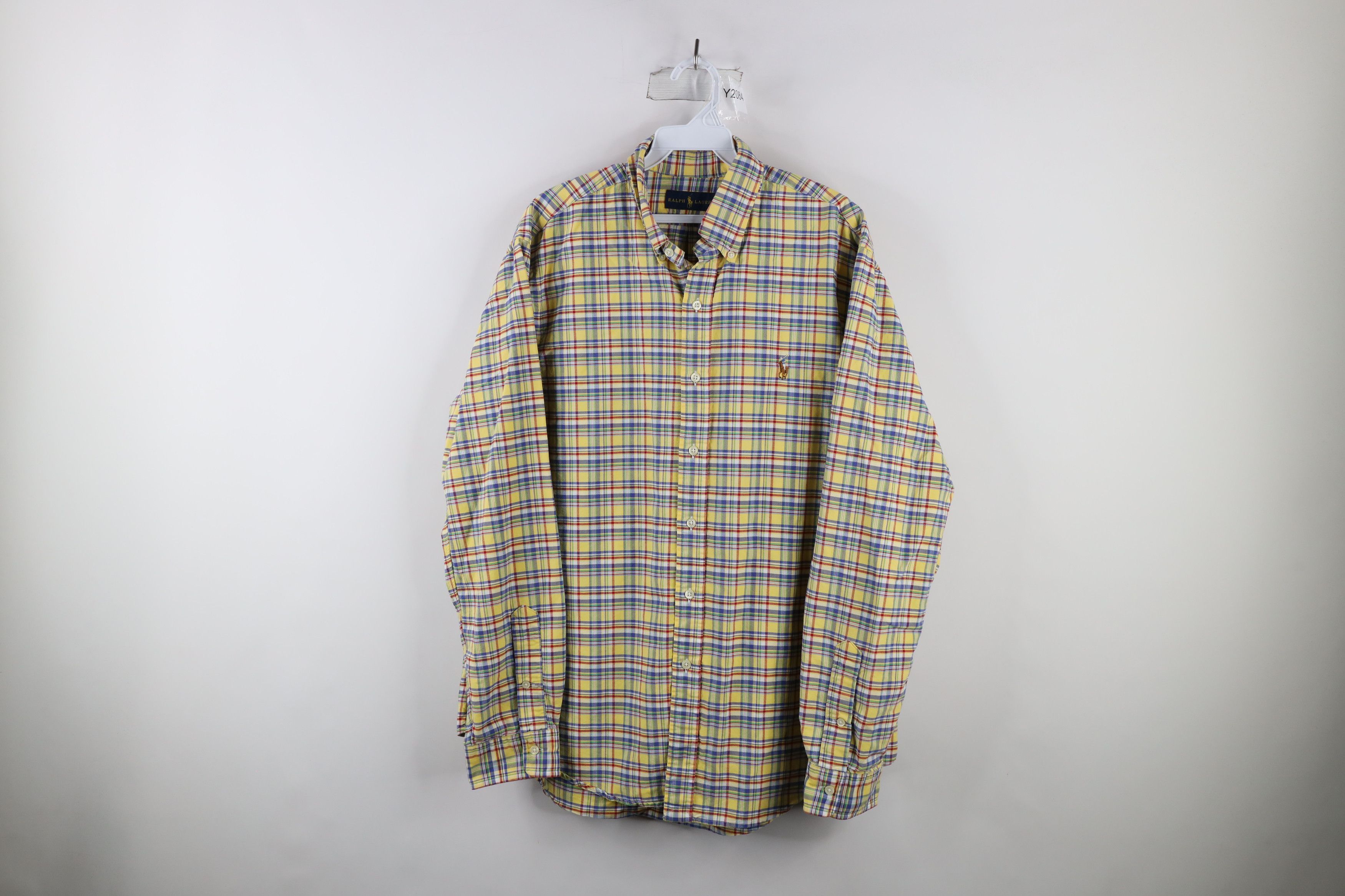 Polo Ralph Lauren Vintage Ralph Lauren Plaid Collared Button Down Shirt Cotton Size US L / EU 52-54 / 3 - 1 Thumbnail