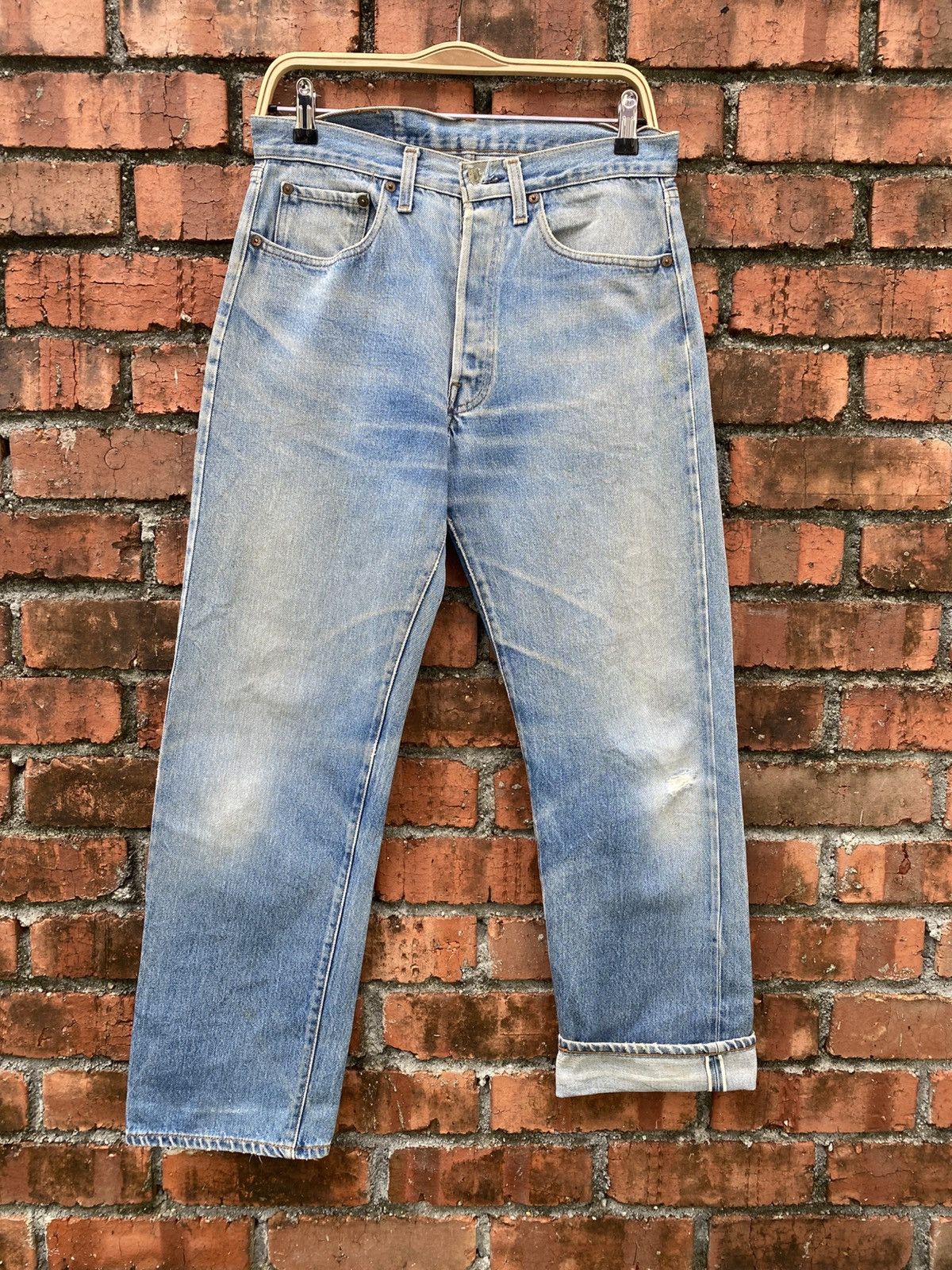 Levi's Vintage Clothing W31x29.5 Vintage levi's 501 redline made in USA Size US 31 - 1 Thumbnail