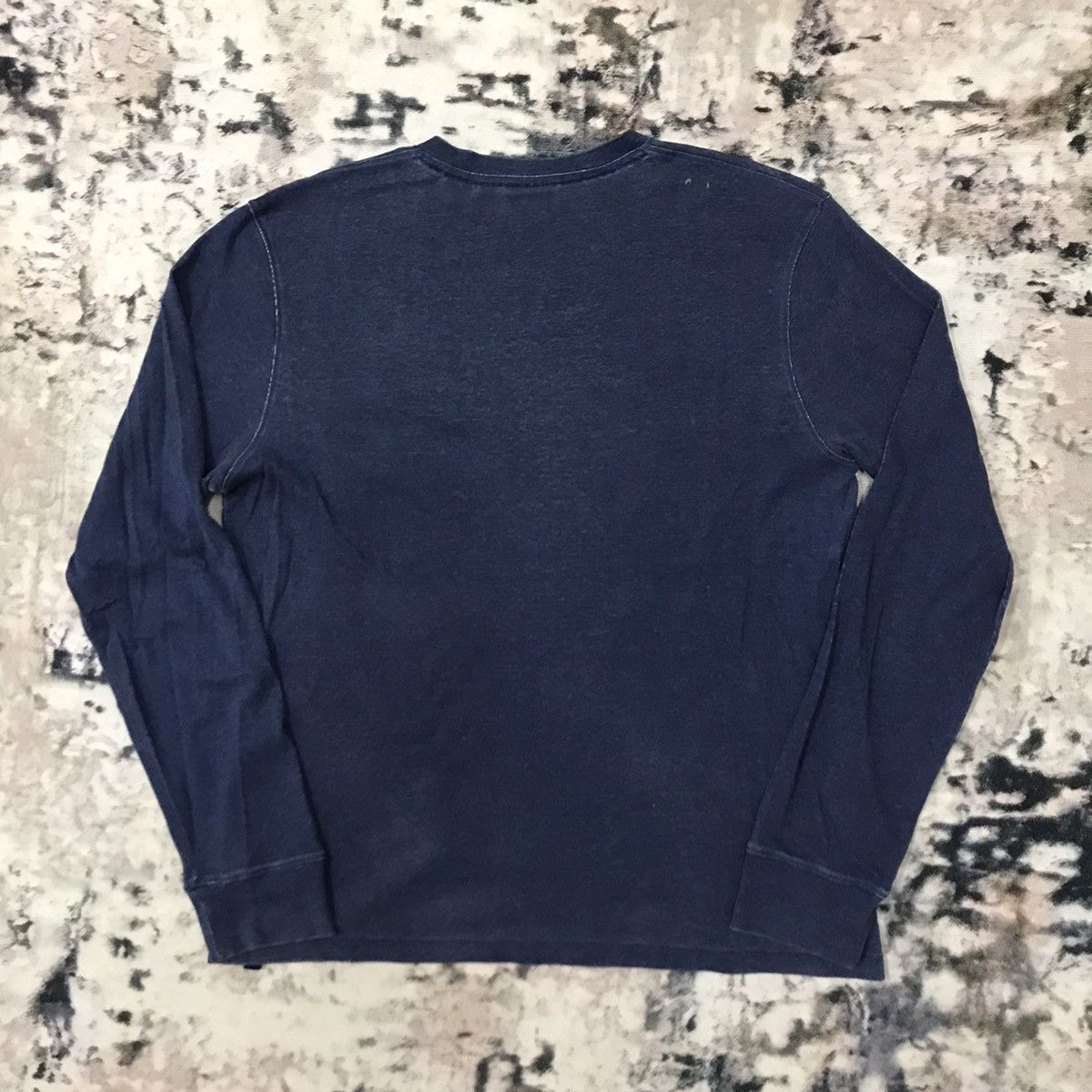 DKNY × Japanese Brand Vintage DKNY Distressed Longsleeve Open Colar Shirt Size US L / EU 52-54 / 3 - 7 Thumbnail