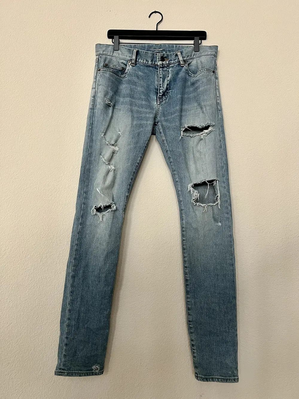 Hedi Slimane x Saint Laurent Crash Denim 2016