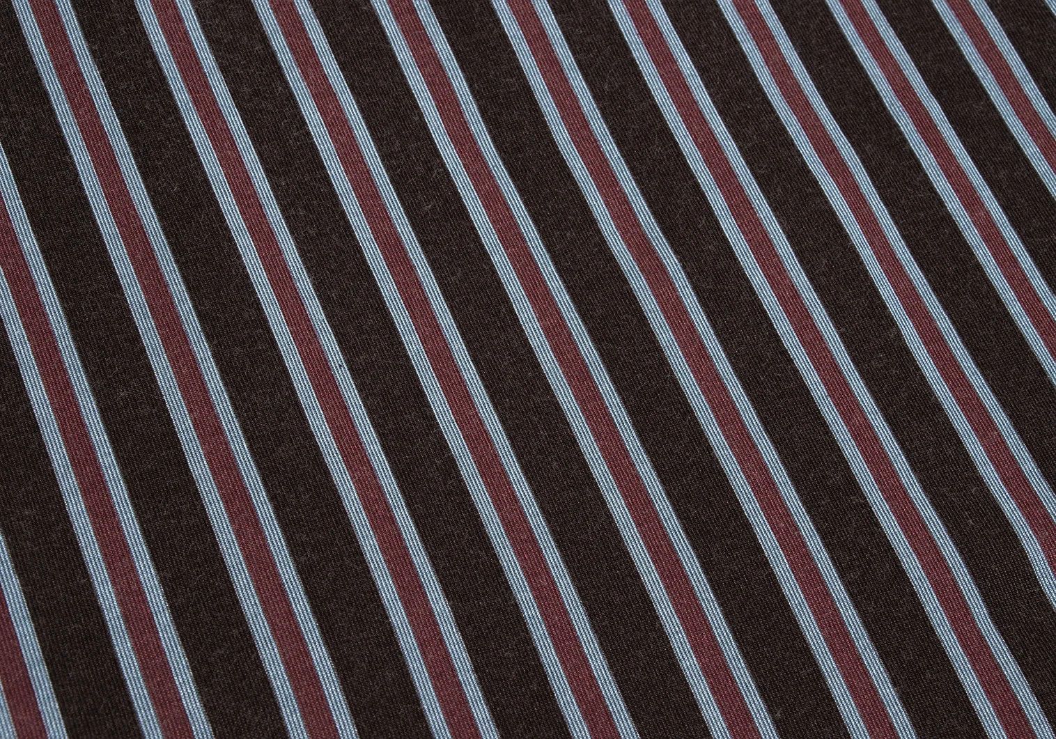 Jean Paul Gaultier Nylon Cotton Metallic Striped T-Shirt in Brown, Red, Blue Size US M / EU 48-50 / 2 - 10 Thumbnail