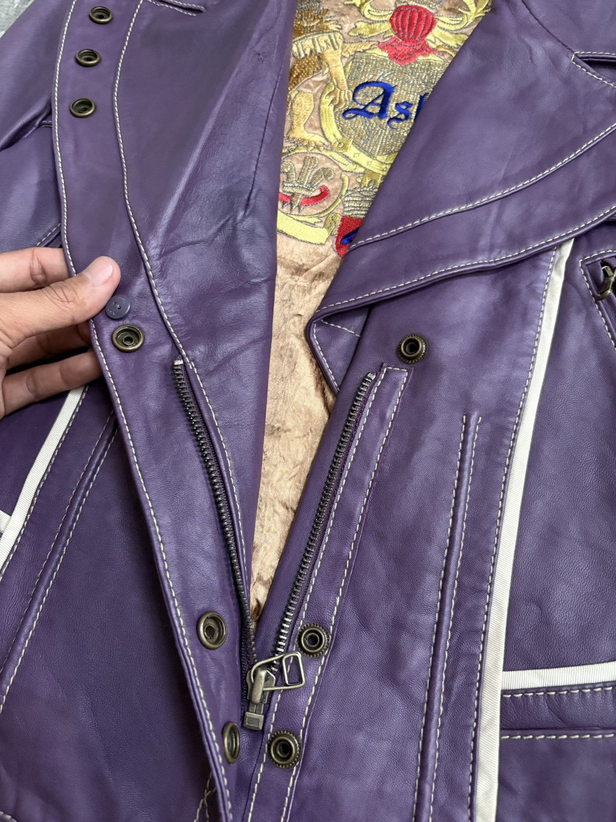 Japanese Brand RAMONES LETHER JACKET ASK ENQUIRED Size M / US 6-8 / IT 42-44 - 4 Thumbnail