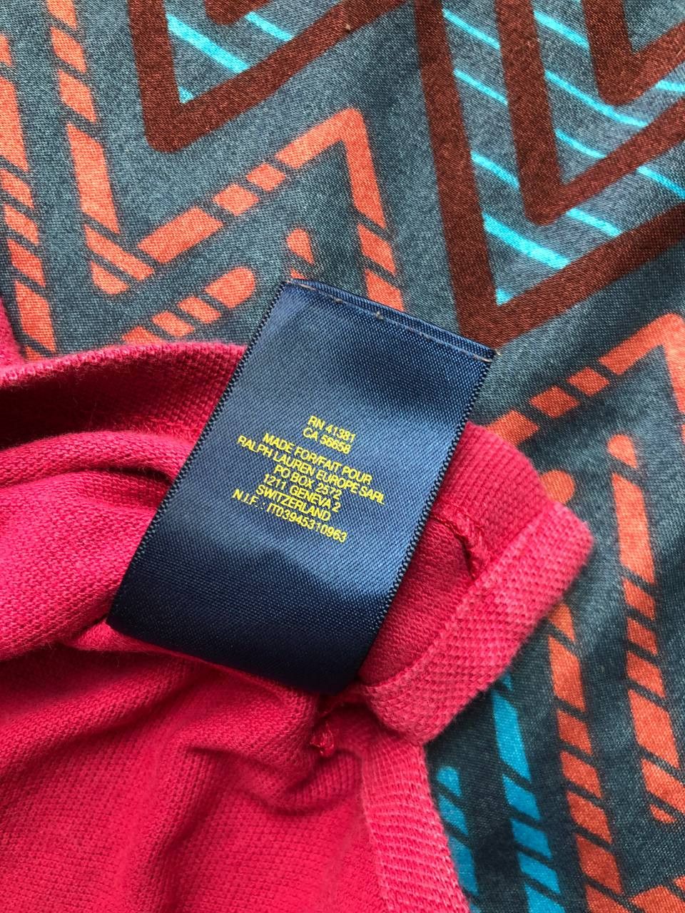 Polo Ralph Lauren × Vintage Vintage Polo Ralph Lauren Polo size XL (18-20) Shirt Pink Size US M / EU 48-50 / 2 - 3 Thumbnail