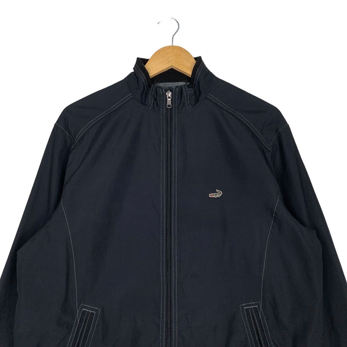 Japanese Brand CROCODILE Poly Nylon Casual Light Jacket #0973-C43 Size US L / EU 52-54 / 3 - 2 Thumbnail