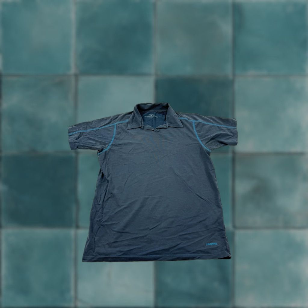 Patagonia Patagonia Polo Shirt Mens Small Blue Performance Short Sleeve Common Threads Size US S / EU 44-46 / 1 - 1 Thumbnail