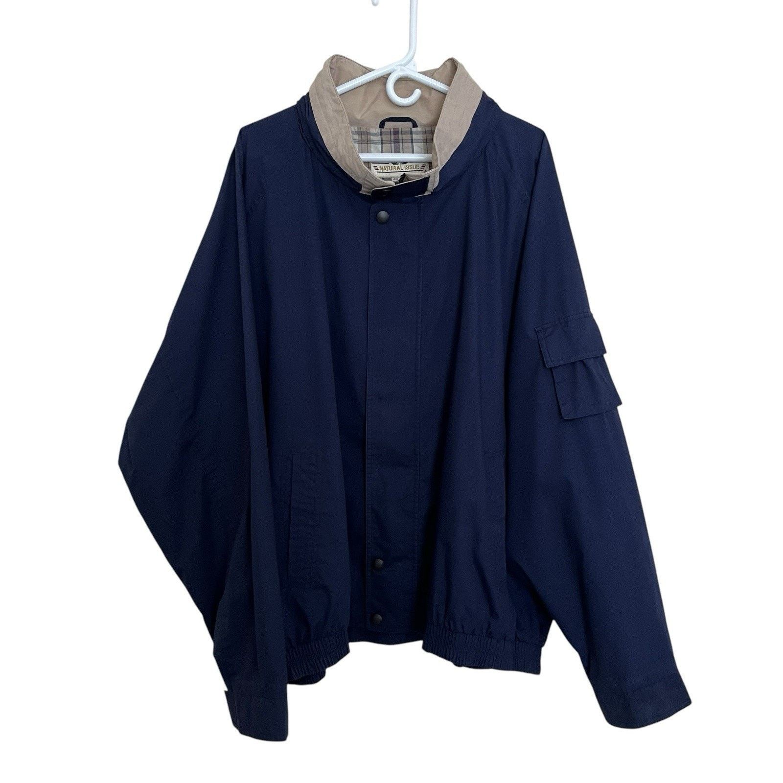 Natural Issue Natural Issue | Vintage Bomber Jacket 4XL Retractable Hood Size US XXL / EU 58 / 5 - 1 Thumbnail