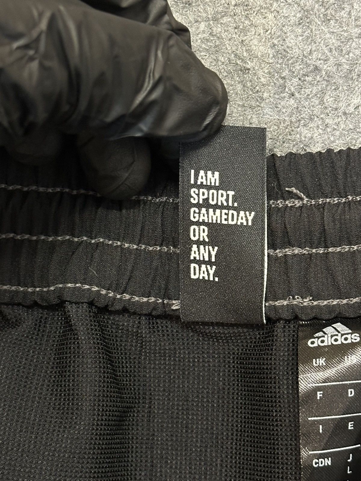 Adidas Adidas black three-quarter length training pants. Size US 31 - 12 Thumbnail