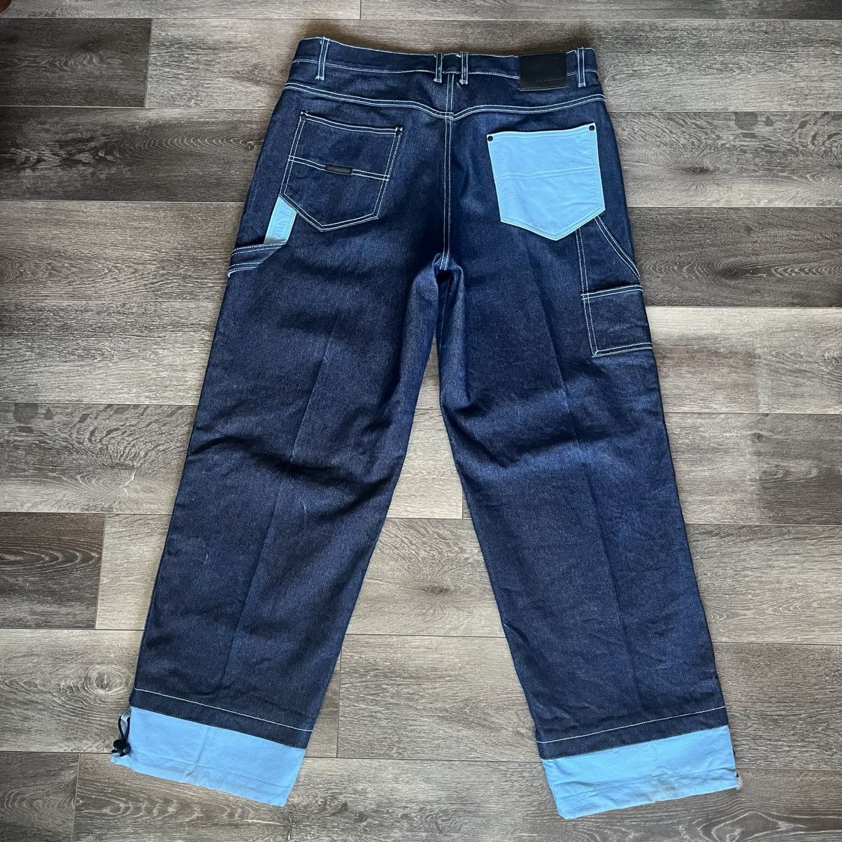 Vintage 2000s Mazzo Baggy Skater Carpenter Denim Jeans 38x32