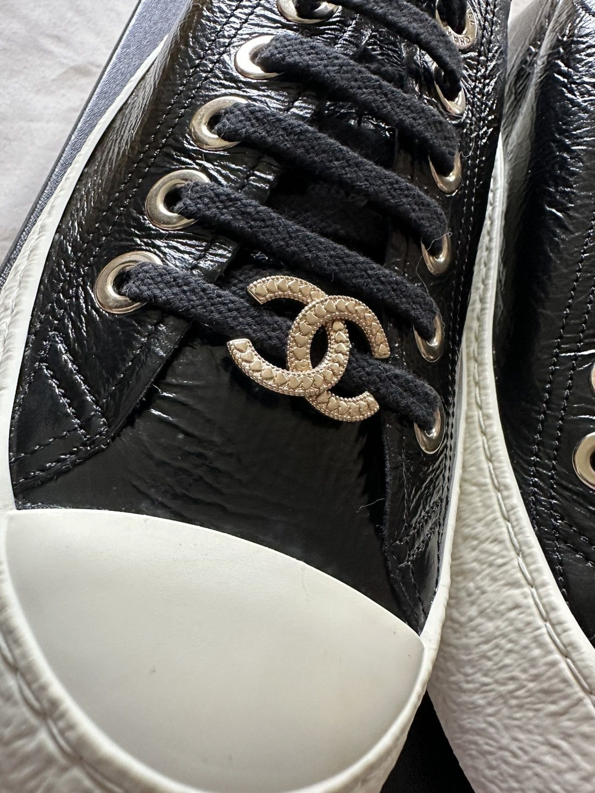 Chanel chanel round-toe chunky sneakers size 37.5 Size US 7.5 / IT 37.5 - 4 Thumbnail