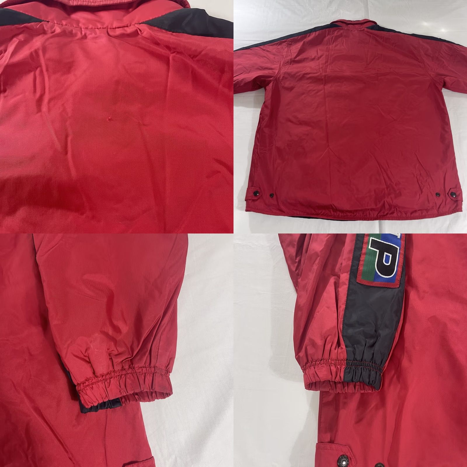 Ralph Lauren VINTAGE Ralph Lauren Polo Sport Windbreaker Jacket Mens L Red Patch Logo 90s Jeans? Size US L / EU 52-54 / 3 - 11 Thumbnail