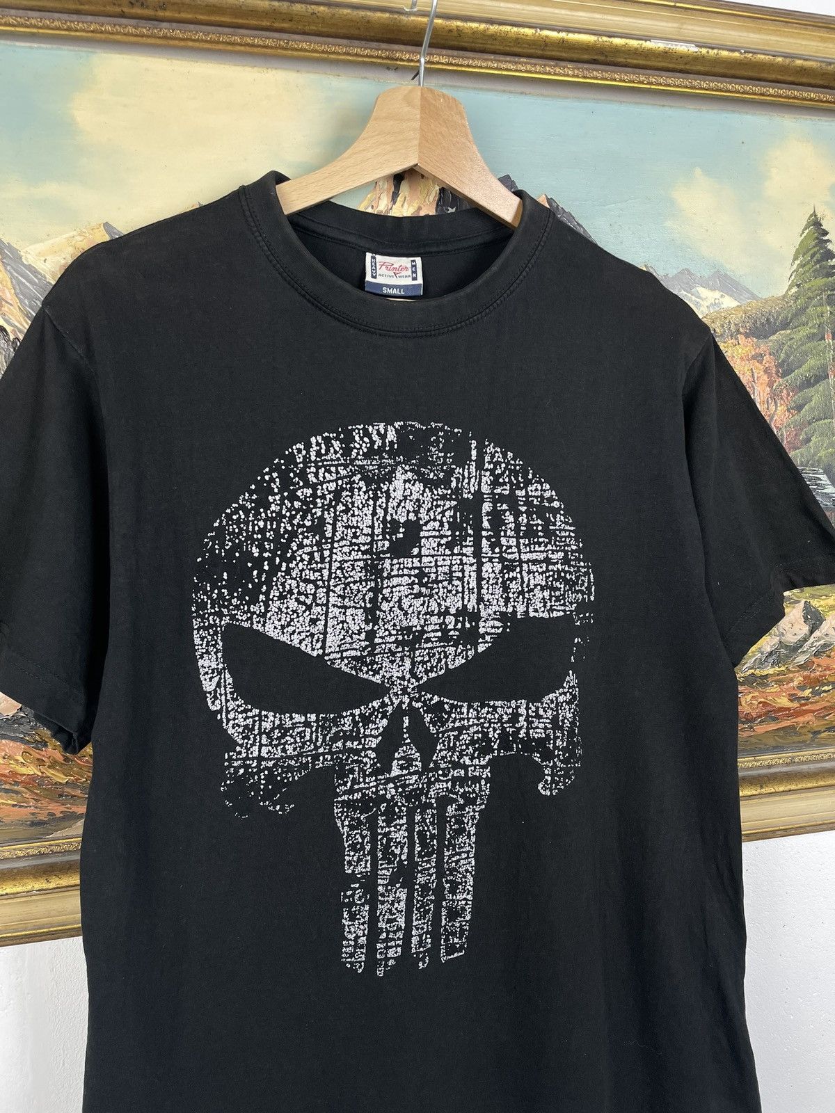 Marvel Comics Marcel Comics Punisher Vintage Y2k Black Tee T-shirt Skull Size US S / EU 44-46 / 1 - 5 Thumbnail