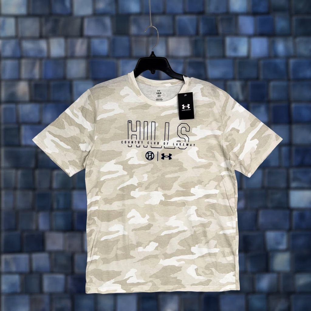 Under Armour Under Armour Shirt Mens Large Beige Camo The Hills Country Club Golf Lakeway NWT Size US L / EU 52-54 / 3 - 1 Thumbnail