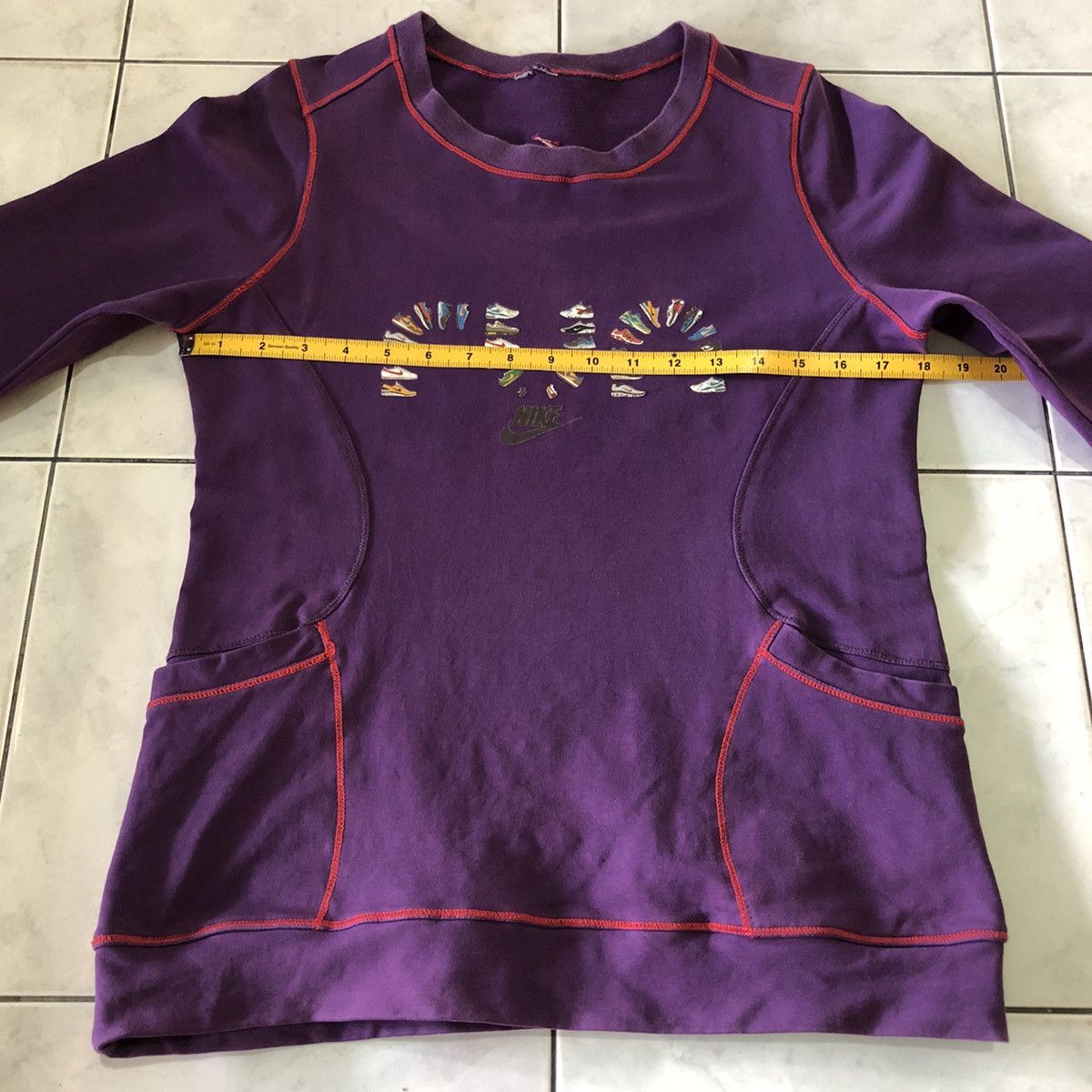 Nike Vintage Nike Run F1 Sweatshirt Unisex Purple Sneaker Graphic Size US S / EU 44-46 / 1 - 13 Thumbnail