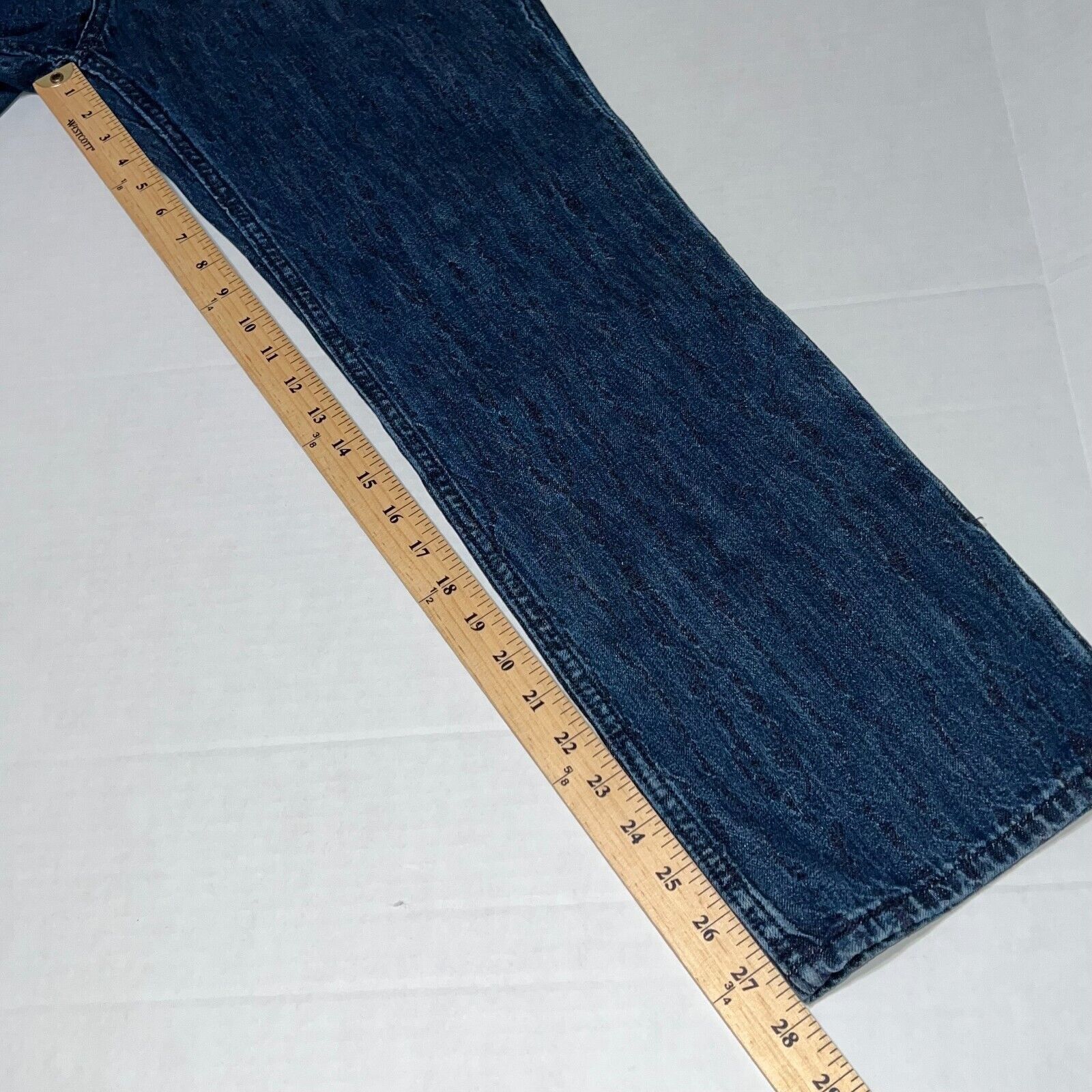 Levi's NWT $198 Levi's 70's High Straight Wellthread Jeans 29 x 28 Size 29" - 12 Thumbnail