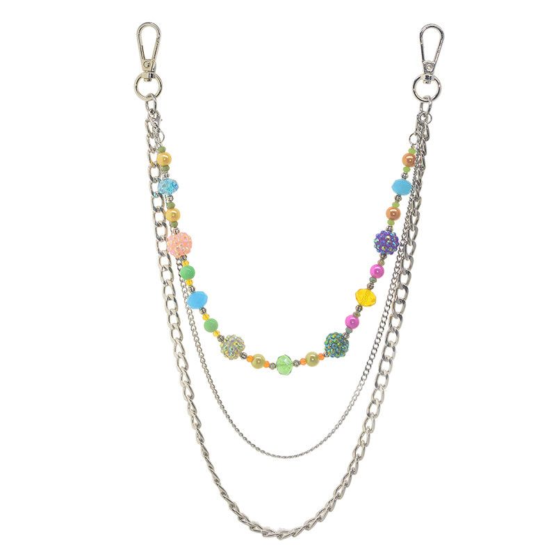 Japanese Brand × Jewelry Triple-Layer Crystal Bead Pants Chain Size ONE SIZE - 3 Thumbnail