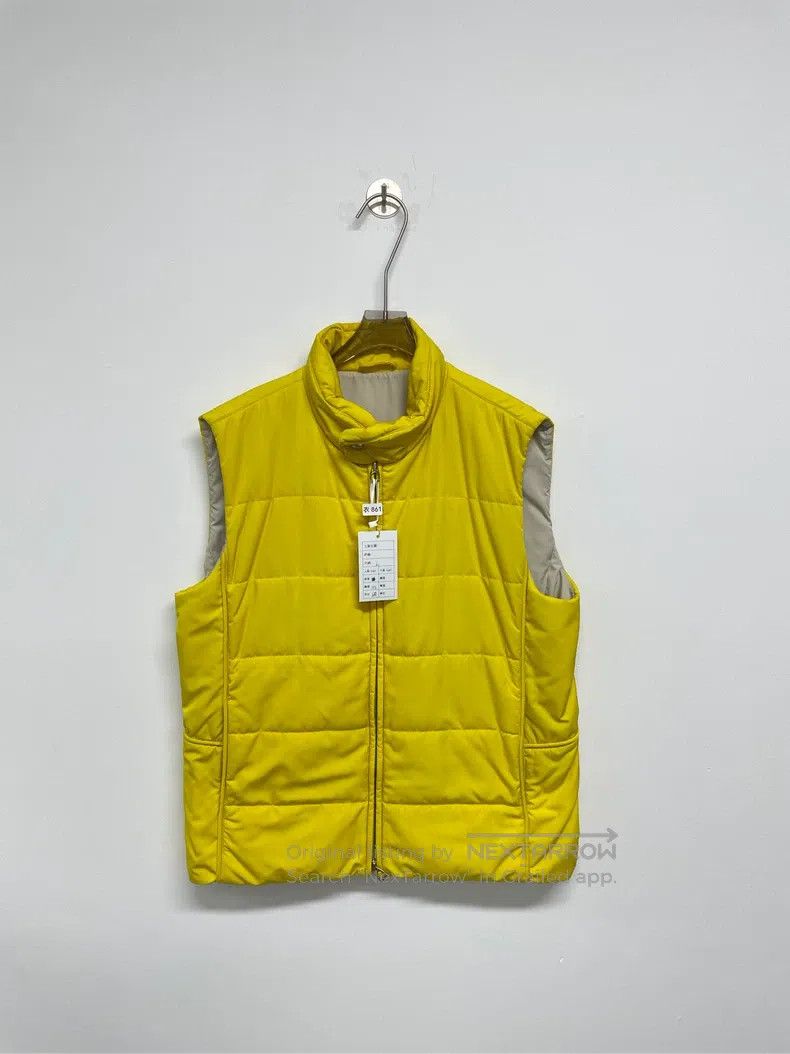 Hermes Hermes Puffer Vest Yellow Size L / US 10 / IT 46 - 1 Thumbnail