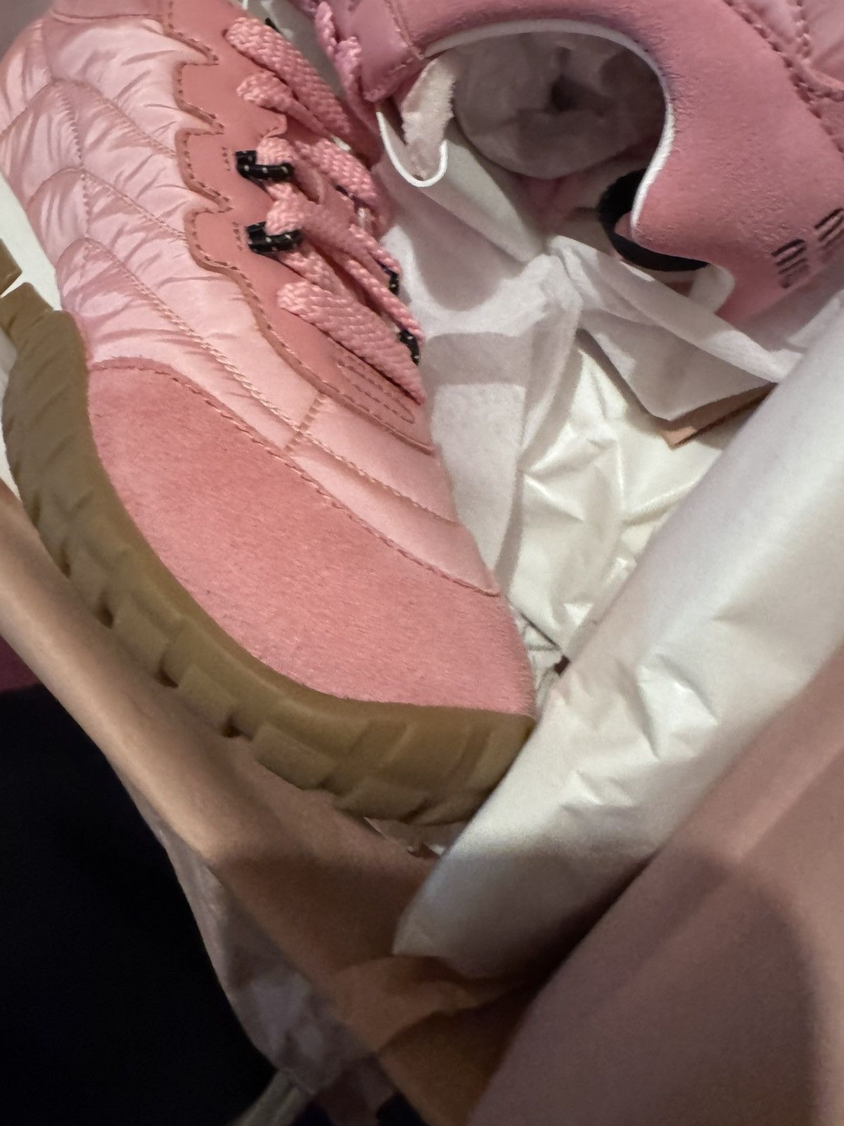 Miu Miu Miu Miu Gymnasium Technical Fabric and Suede Sneakers Size US 7.5 / IT 37.5 - 3 Thumbnail