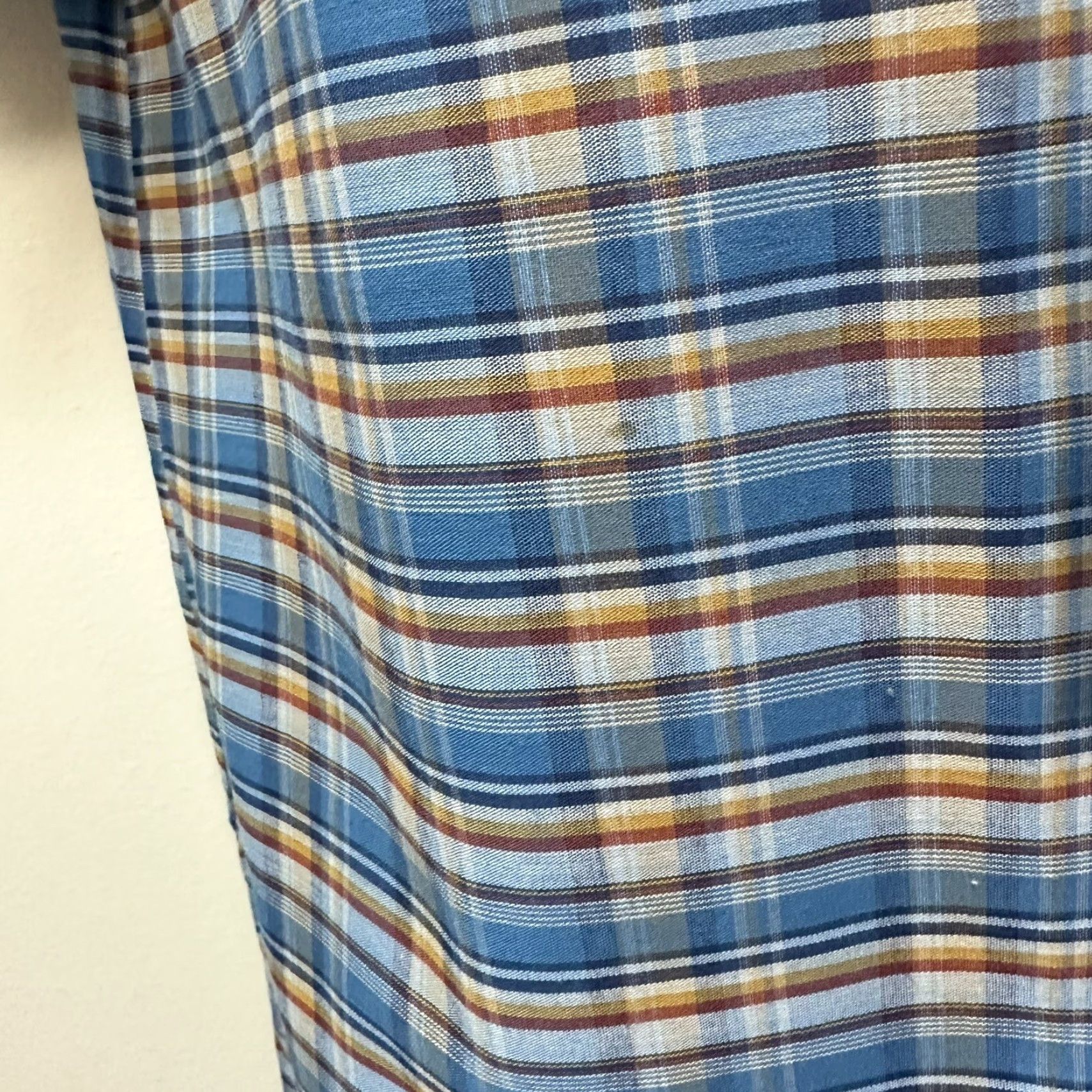 Vintage VINTAGE Mykee San Francisco Prairie Long Midi Dress Plaid Flutter Sleeve Modest Size S / US 4 / IT 40 - 5 Thumbnail