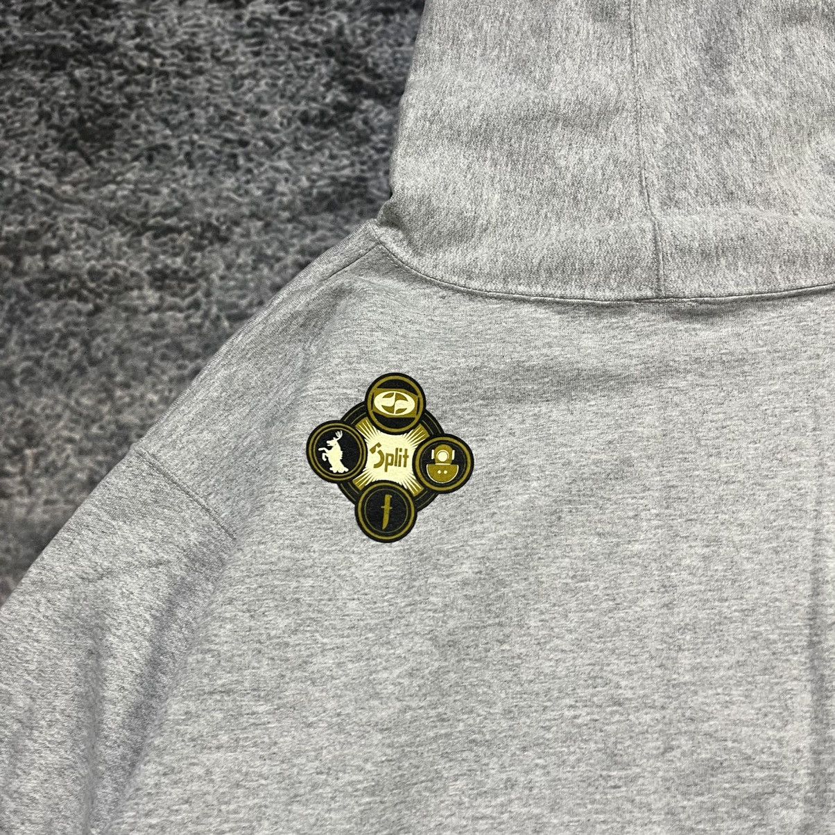 Split Vintage Y2K Split Skateboard Grunge Hoodie Sweatshirt Large Size US L / EU 52-54 / 3 - 7 Thumbnail