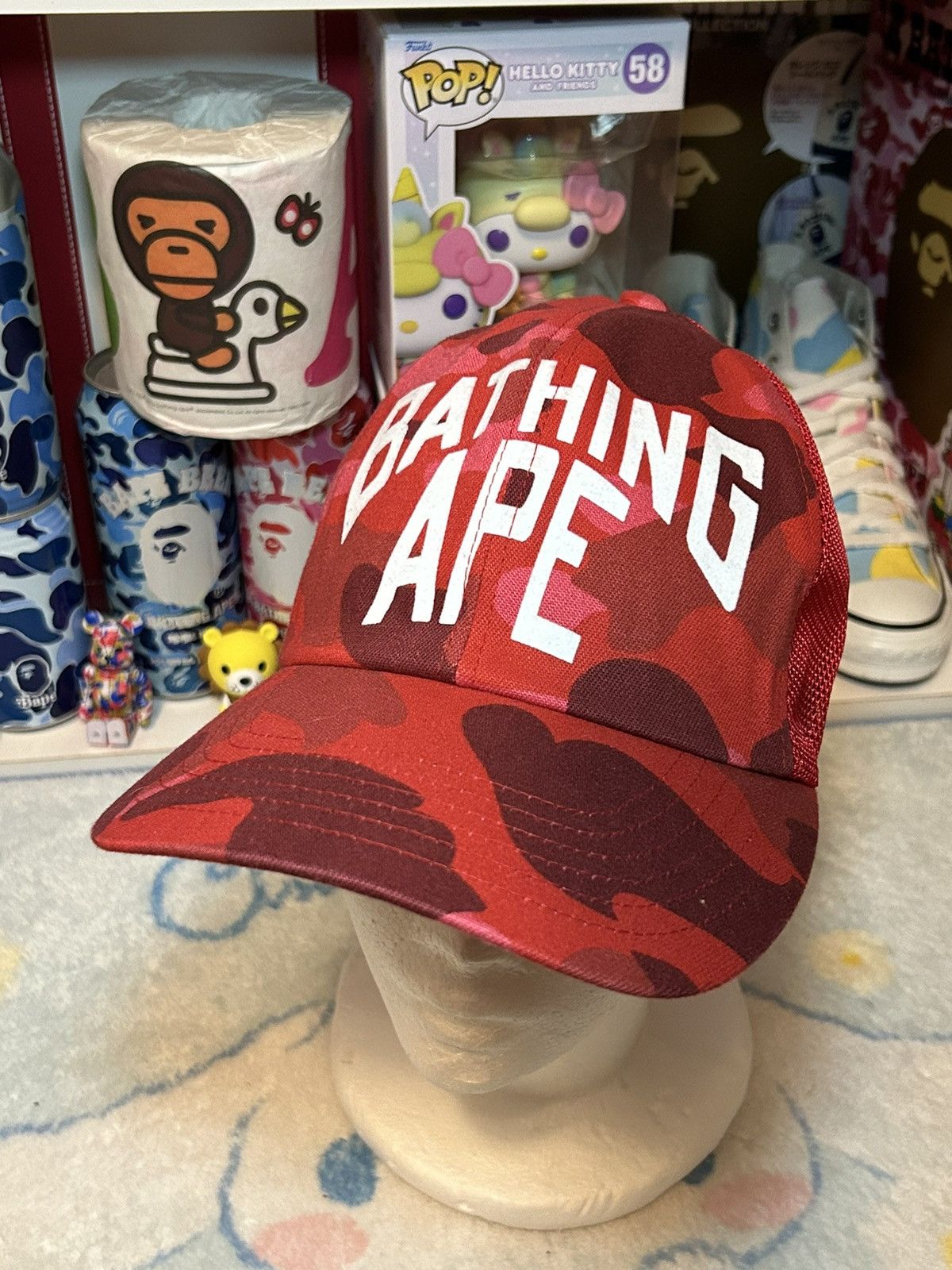 Bape × Nigo 2005 A Bathing Ape NYC Red Camo 
