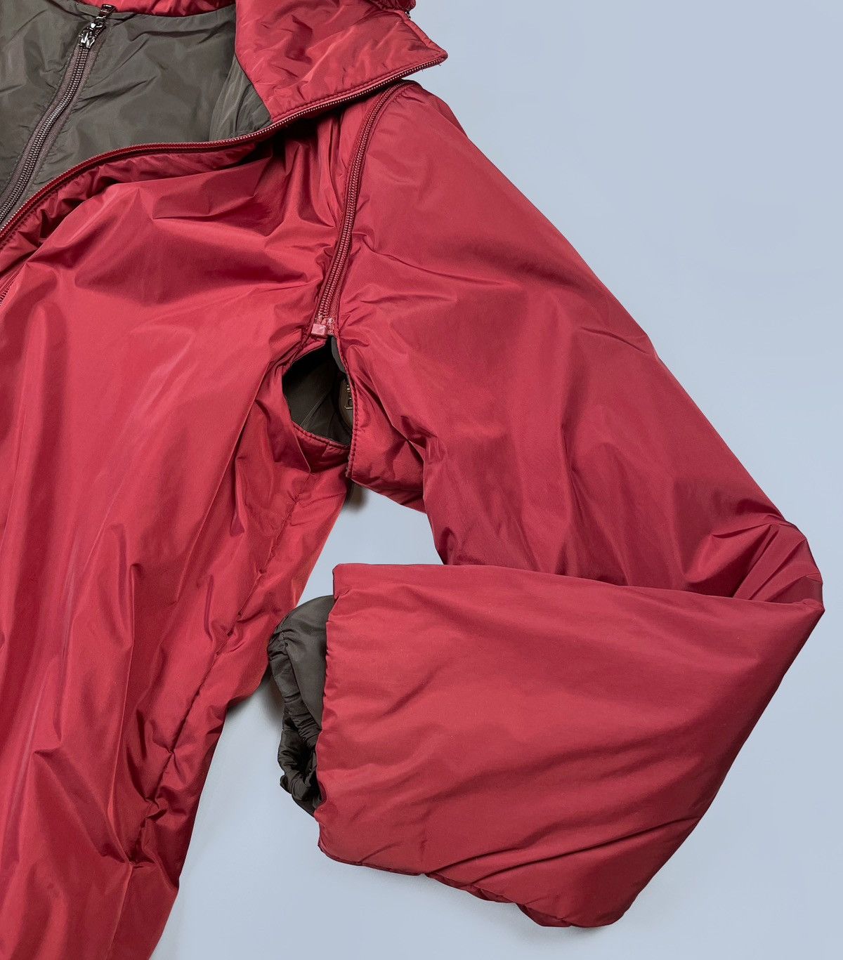 Prada Vintage 90s PRADA Red Tab Transformer Ski Zip Hood Jacket 52 Size US L / EU 52-54 / 3 - 10 Thumbnail