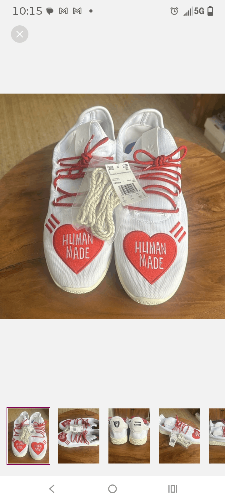 Adidas × Human Made Adidas Stan Smith x Pharrell Williams x human-made Love 13.5 Size US 13 / EU 46 - 2 Thumbnail