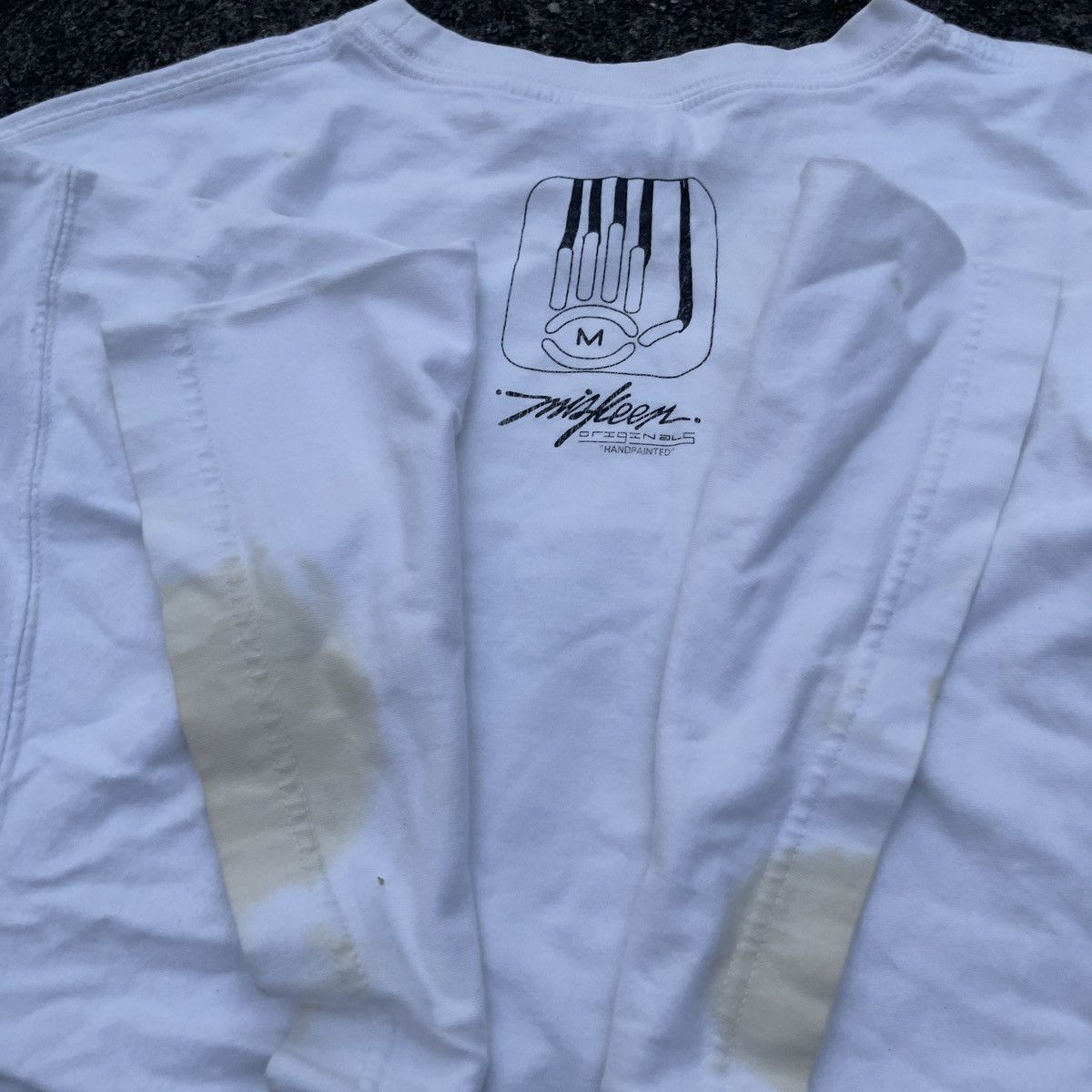 Vintage Vintage Y2K MISKEEN Hand Painted 1 of 1Shirt Size US XXL / EU 58 / 5 - 6 Thumbnail
