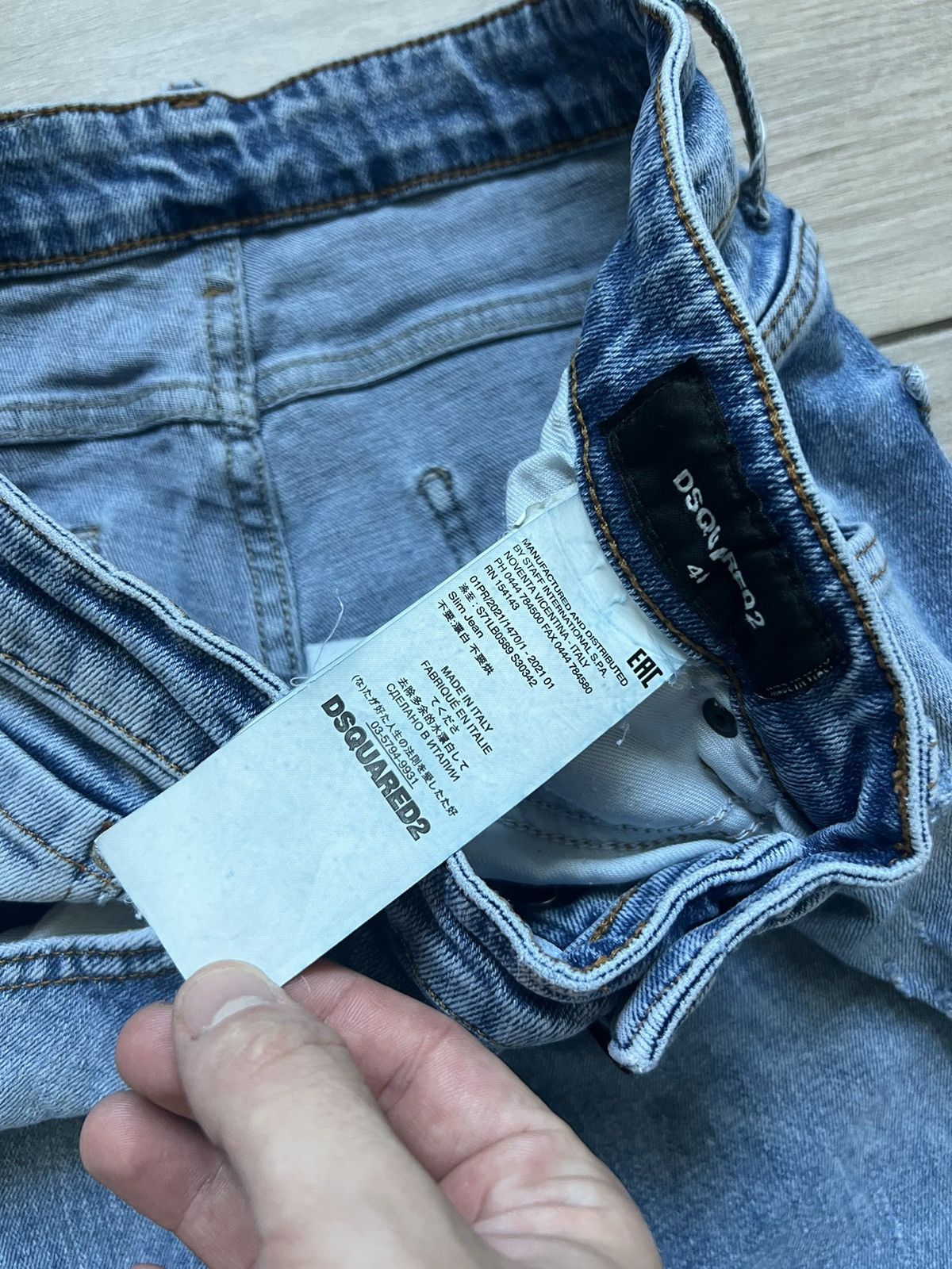 Dsquared2 Dsquared2 Jeans Men 48 Distressed Avant Garde Denim Size US 32 / EU 48 - 9 Thumbnail